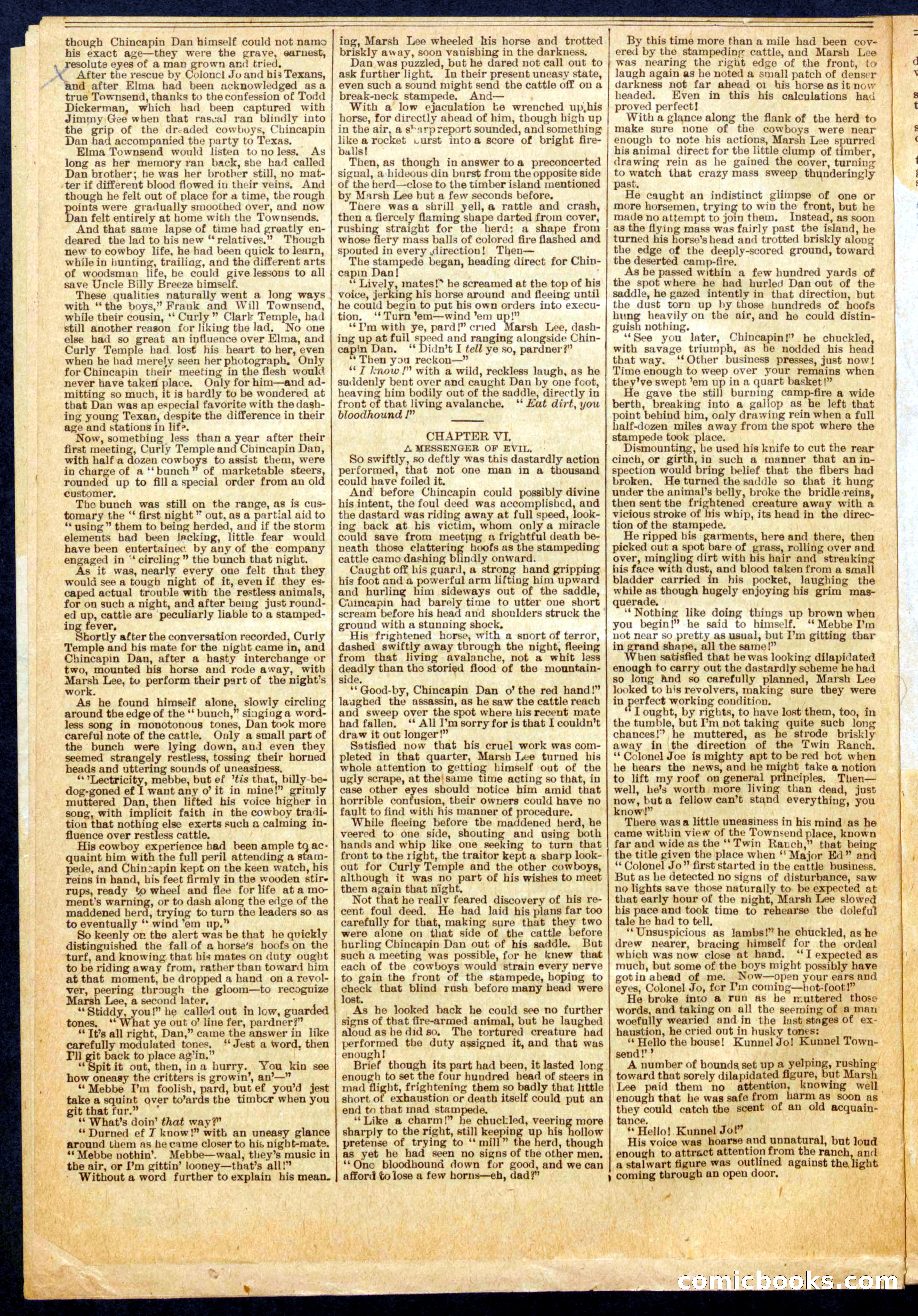 Beadle's Half Dime Library, No. 677 — page 6 of 16