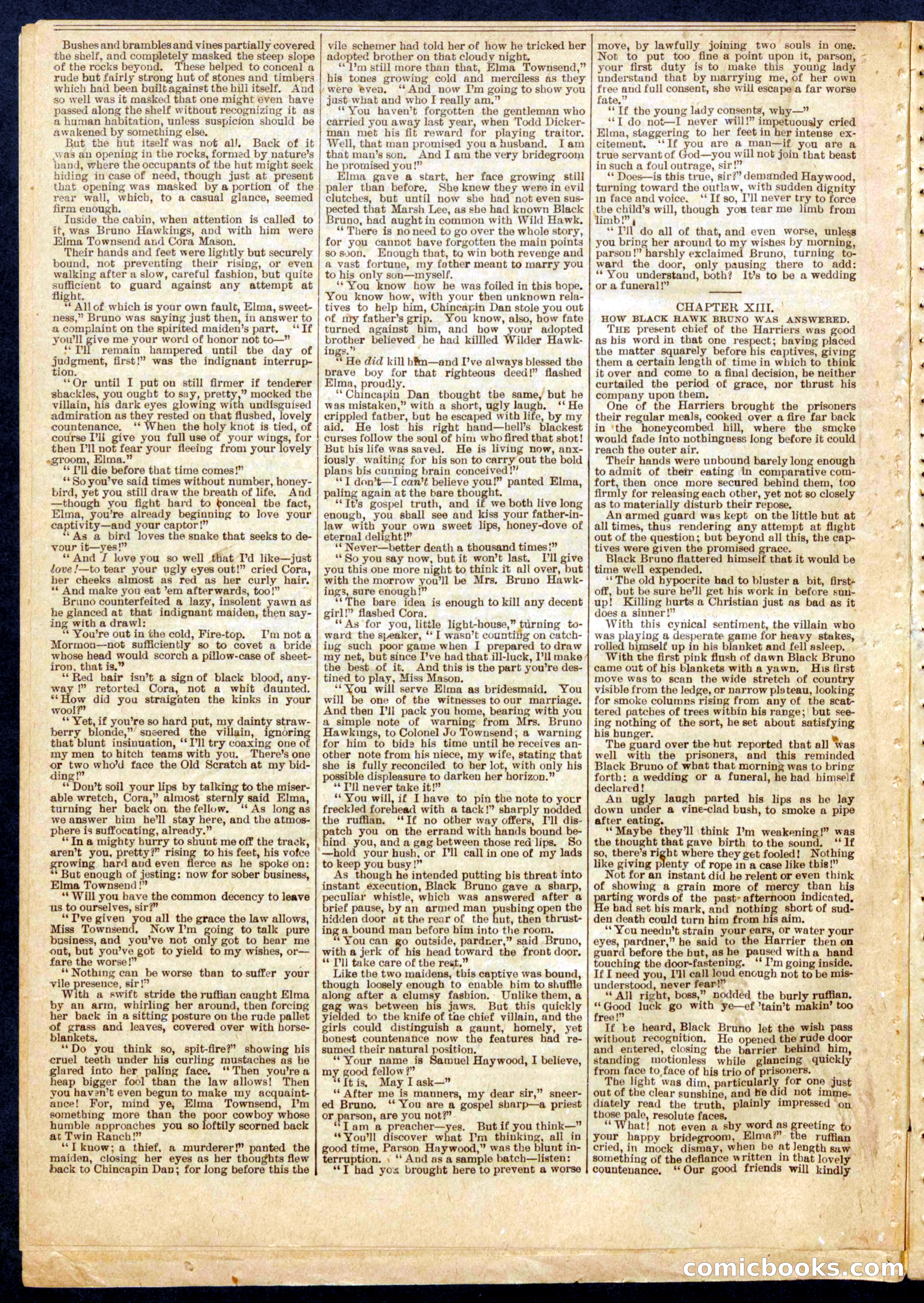 Beadle's Half Dime Library, No. 677 — page 12 of 16