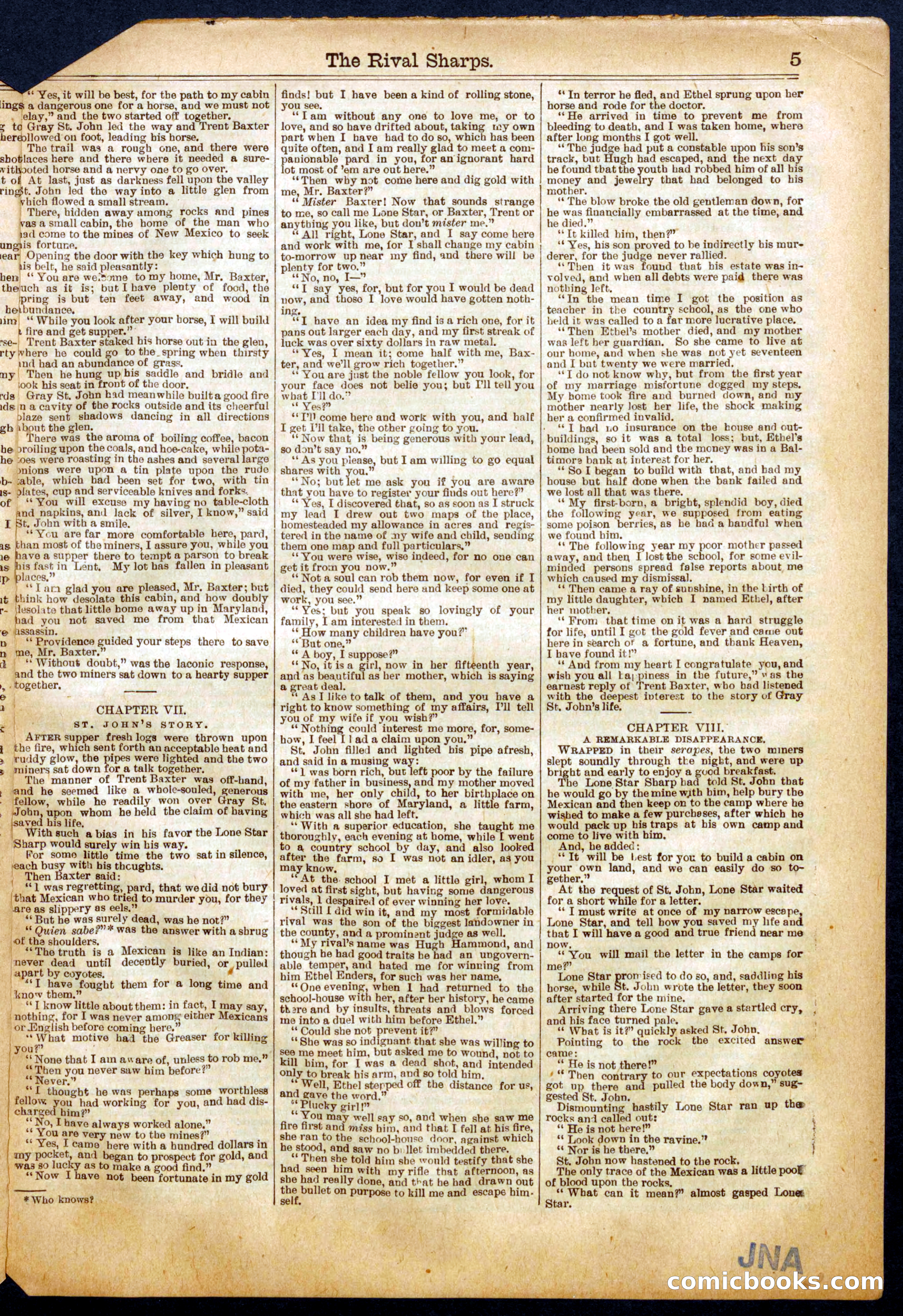 Beadle's Half Dime Library No. 692 — page 5 of 20
