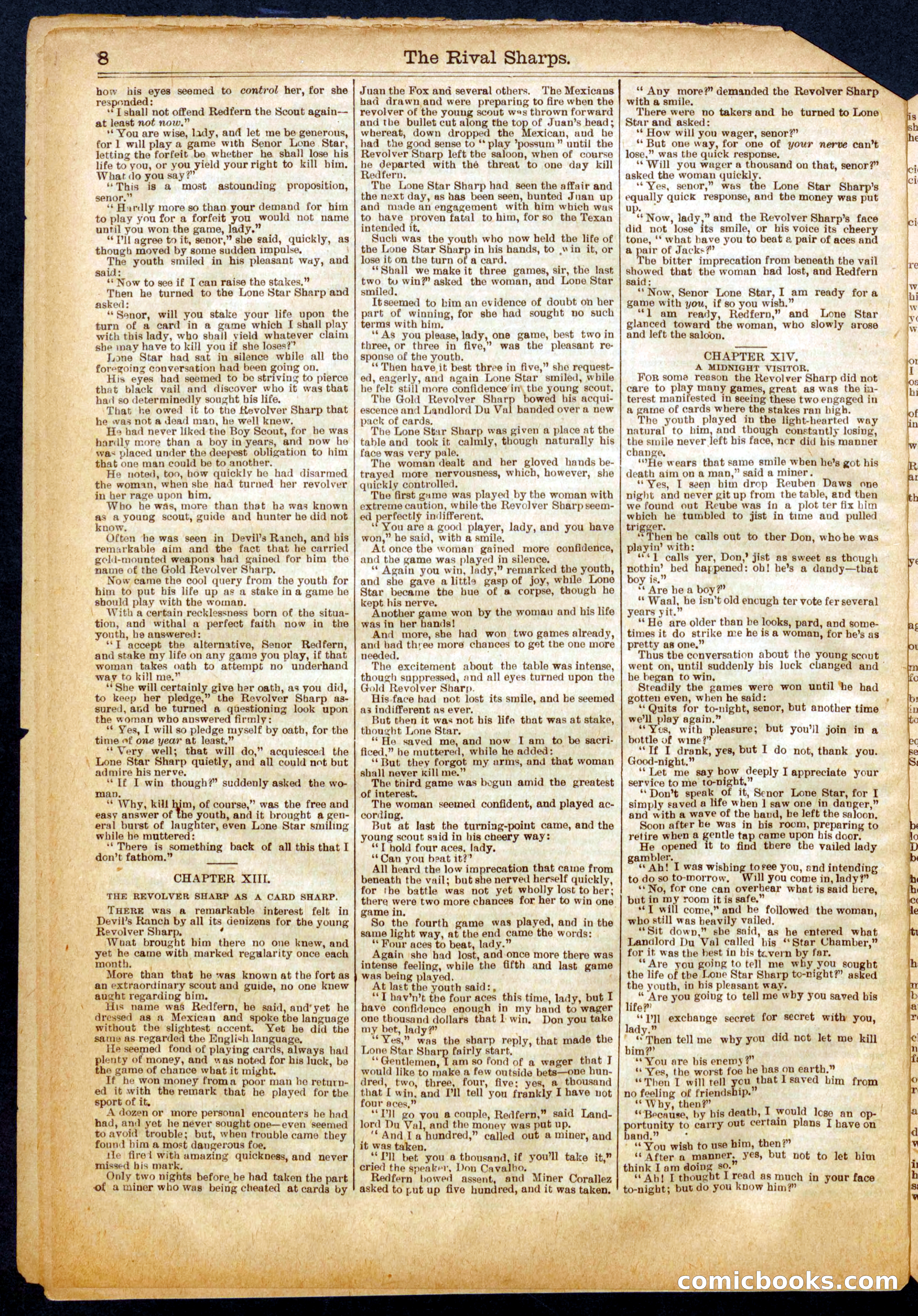Beadle's Half Dime Library No. 692 — page 8 of 20