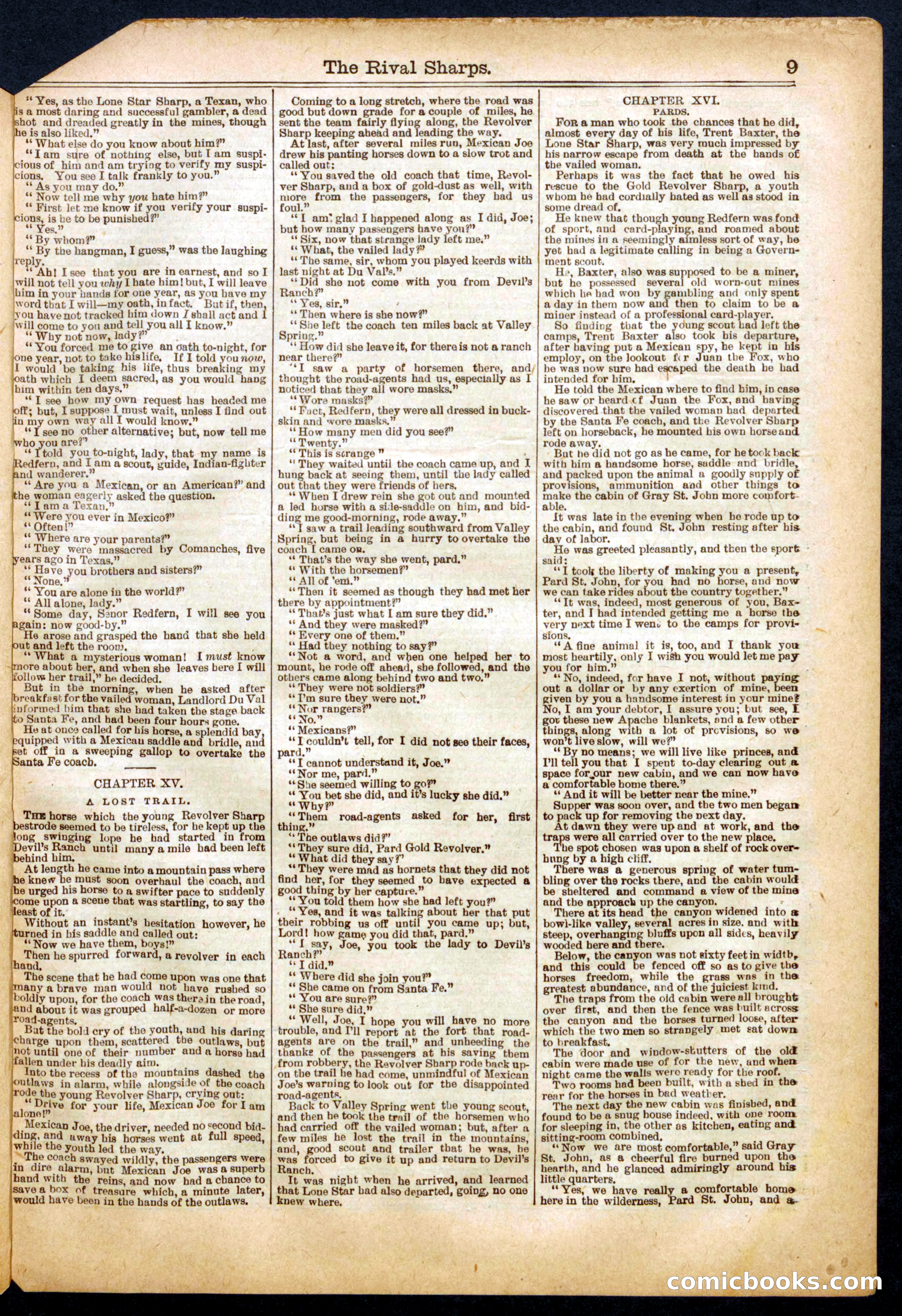 Beadle's Half Dime Library No. 692 — page 9 of 20