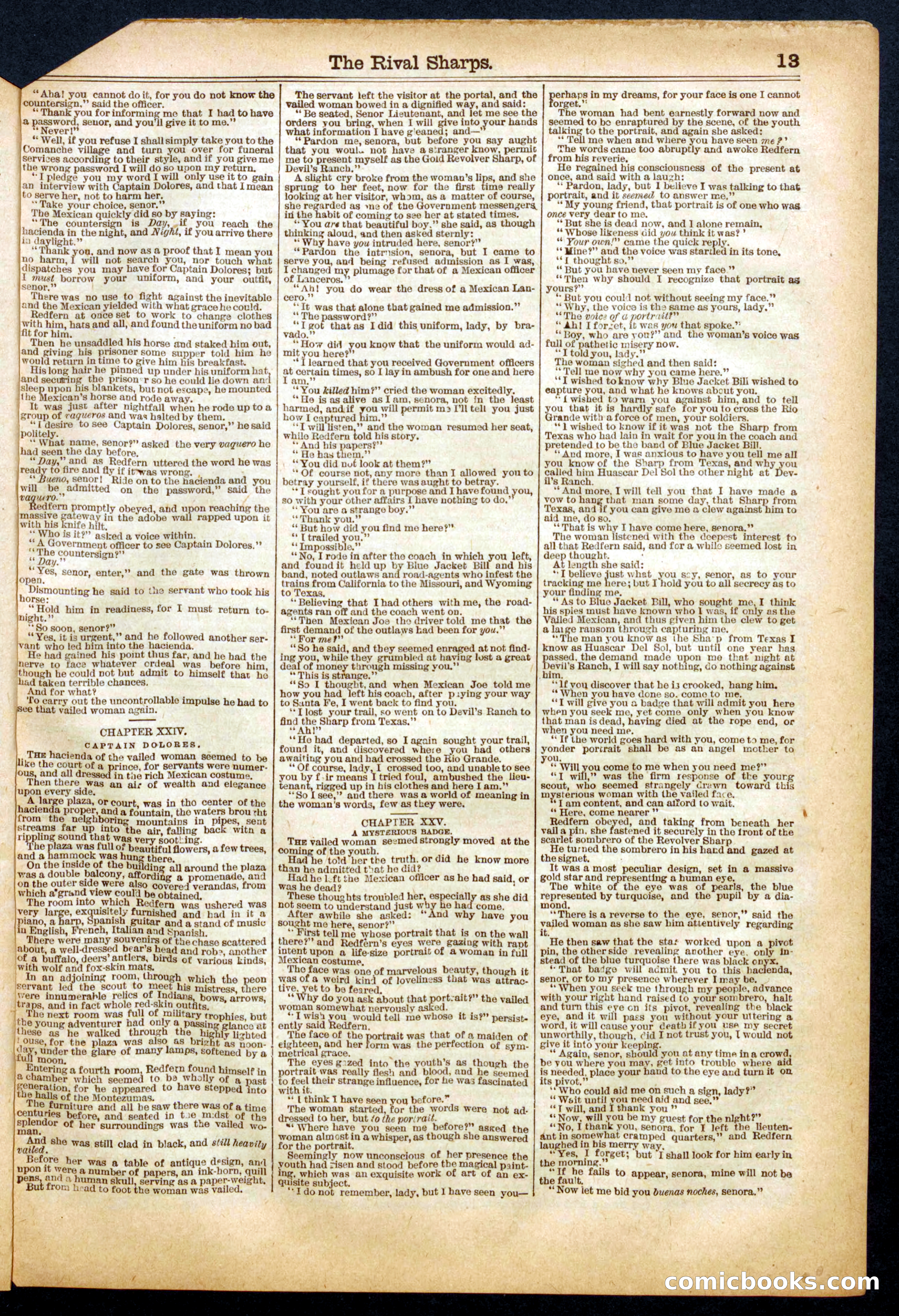 Beadle's Half Dime Library No. 692 — page 13 of 20