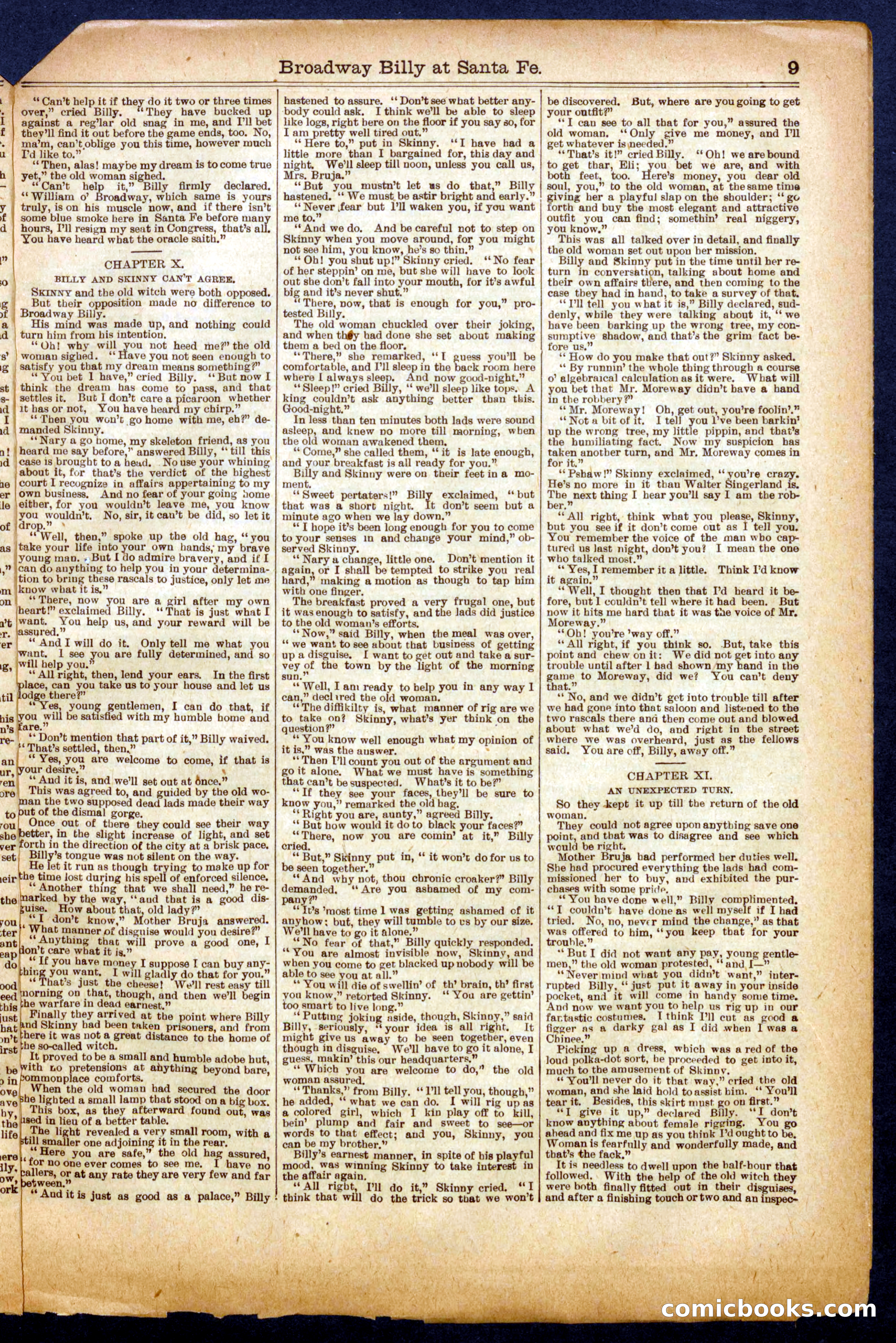 Beadle's Half Dime Library No. 711 — page 9 of 16