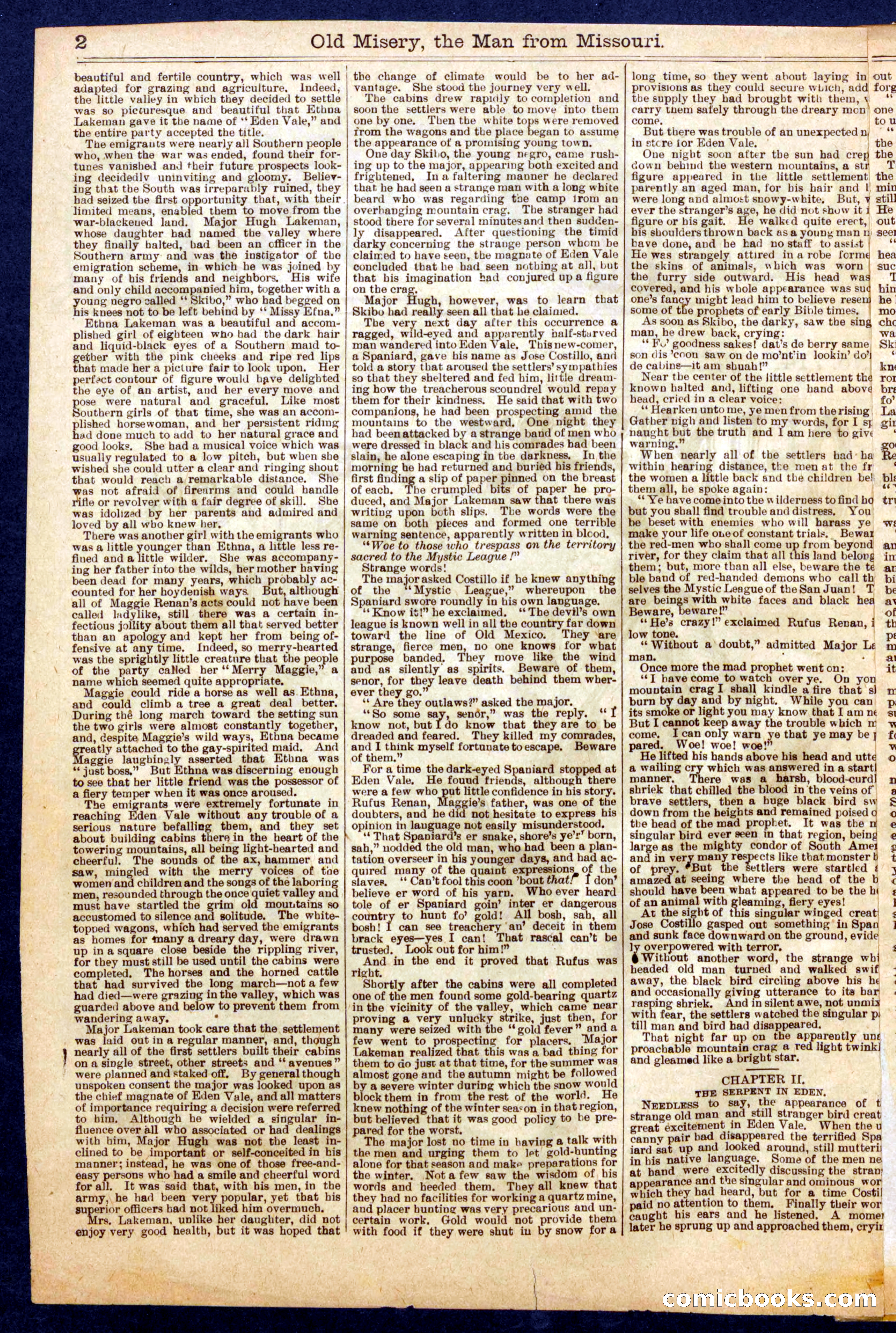 Beadle's Half Dime Library No. 714 — page 2 of 16