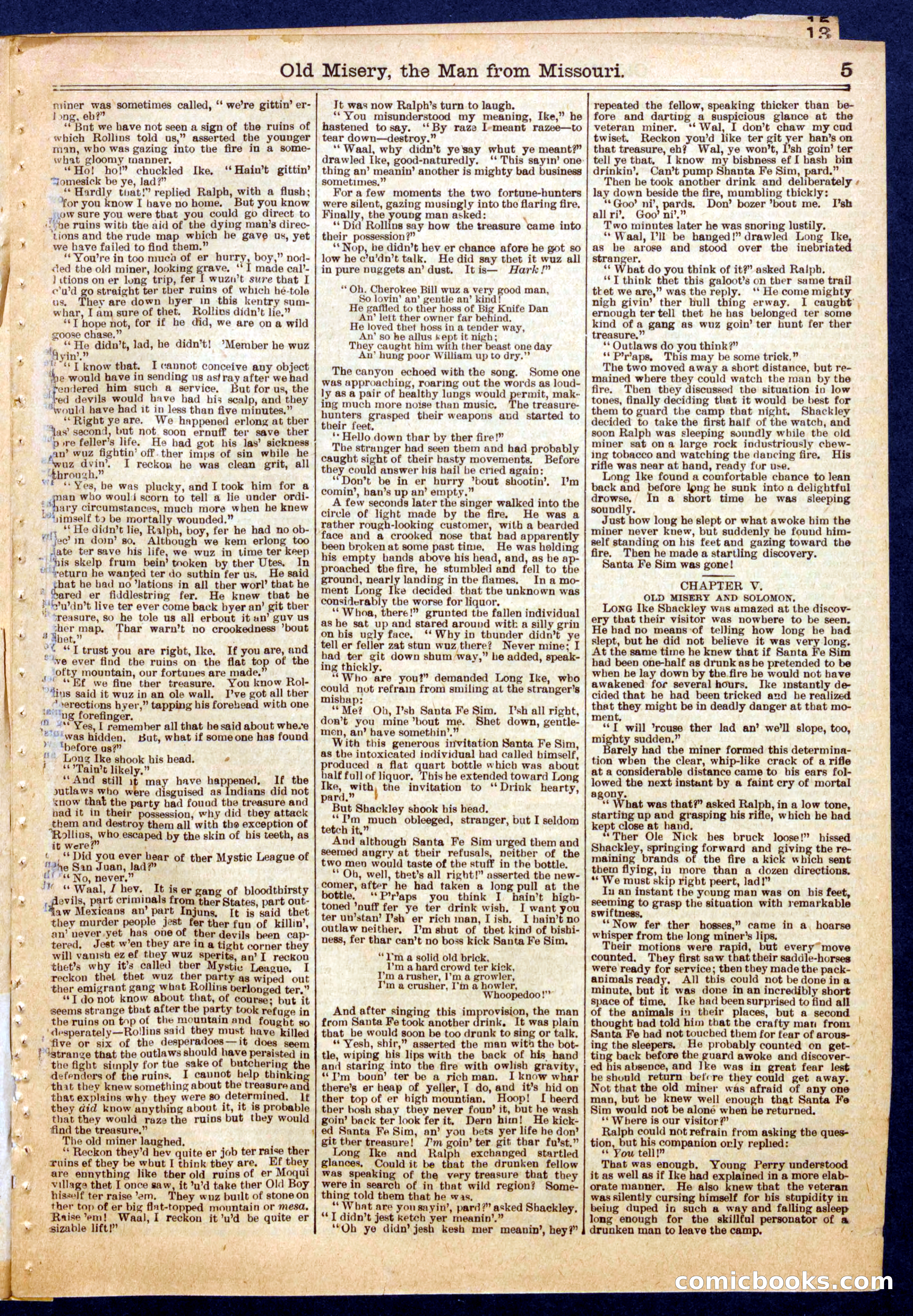 Beadle's Half Dime Library No. 714 — page 5 of 16