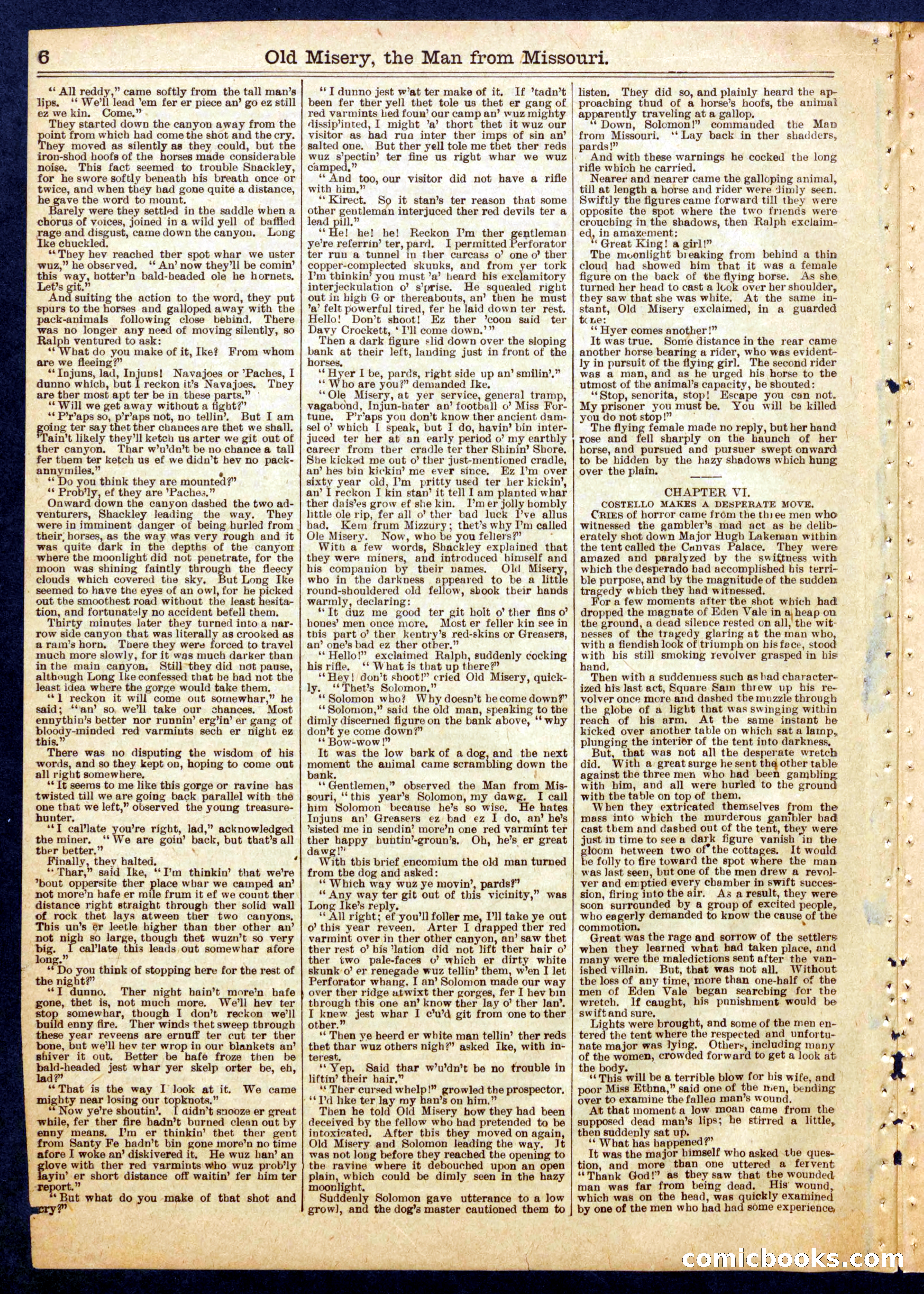 Beadle's Half Dime Library No. 714 — page 6 of 16