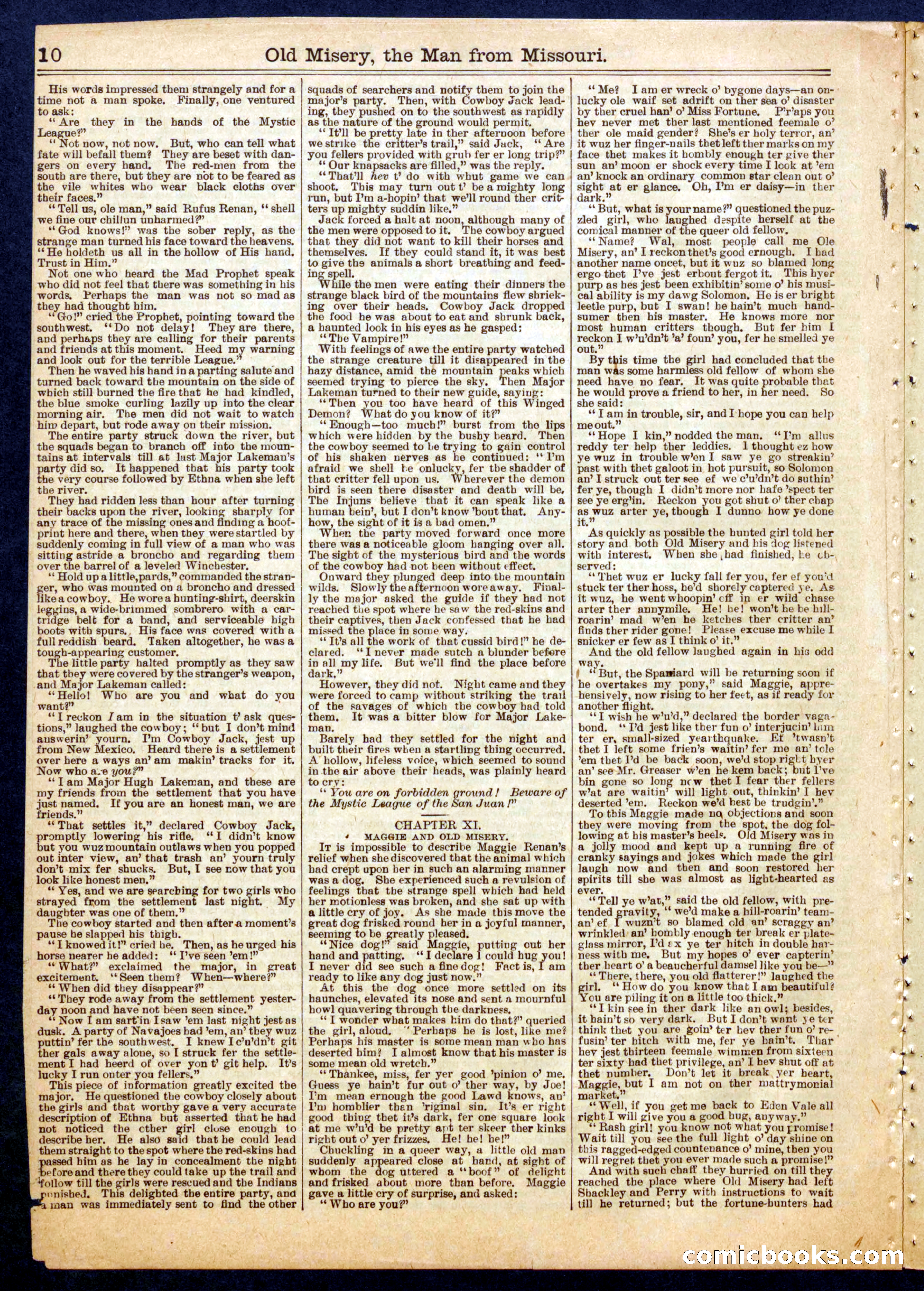 Beadle's Half Dime Library No. 714 — page 10 of 16