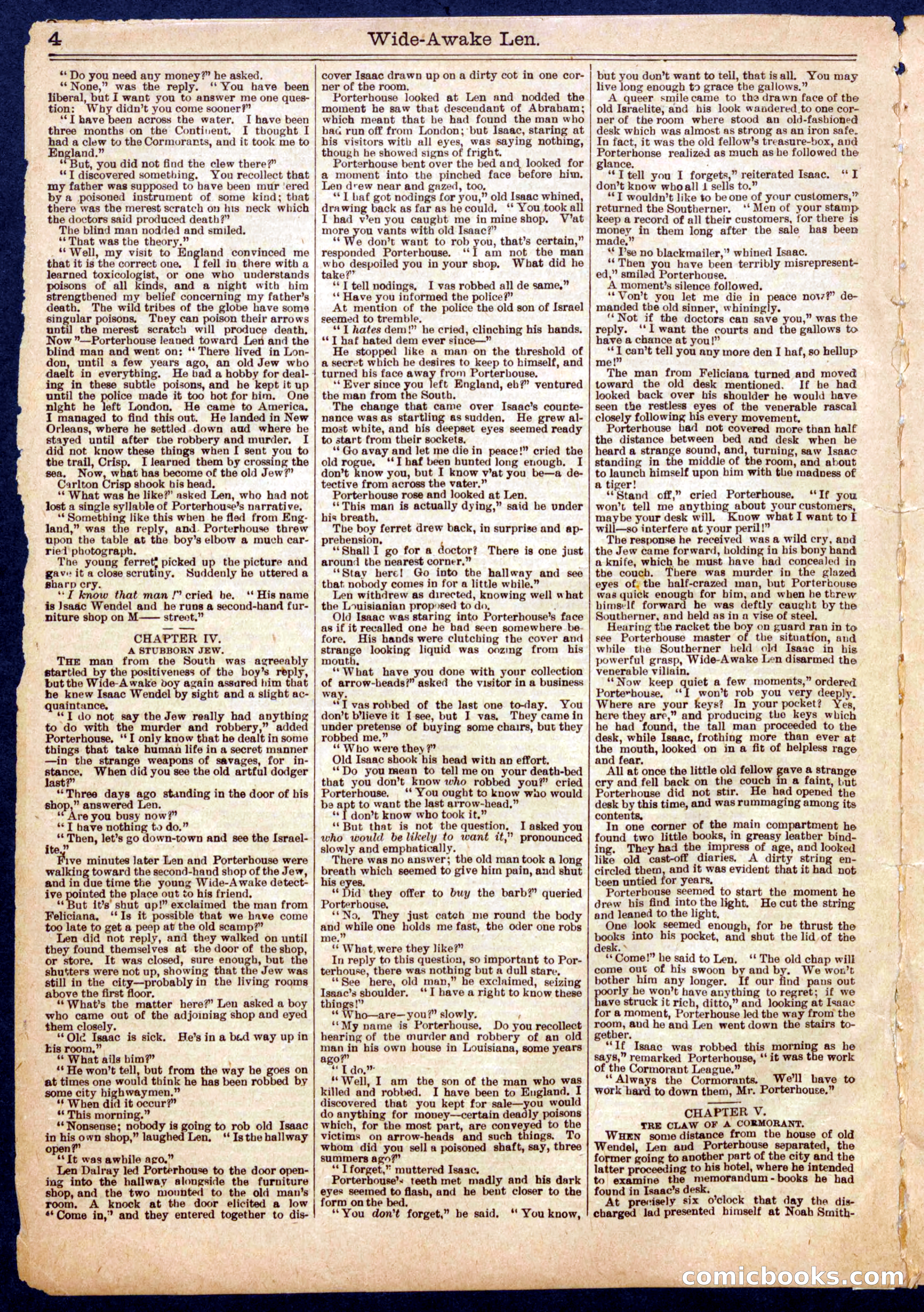 Beadle's Half Dime Library No. 715 — page 4 of 16