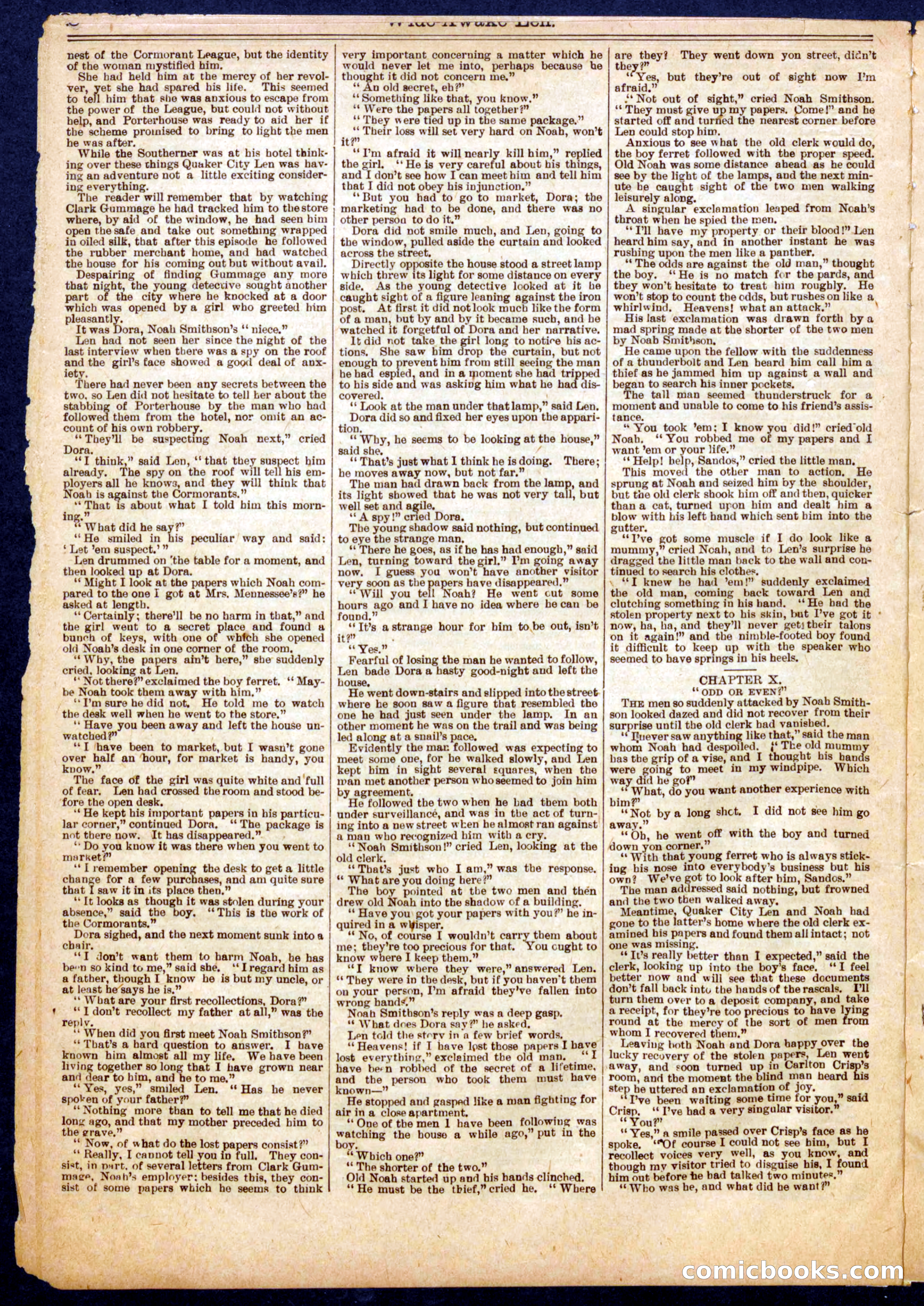 Beadle's Half Dime Library No. 715 — page 8 of 16