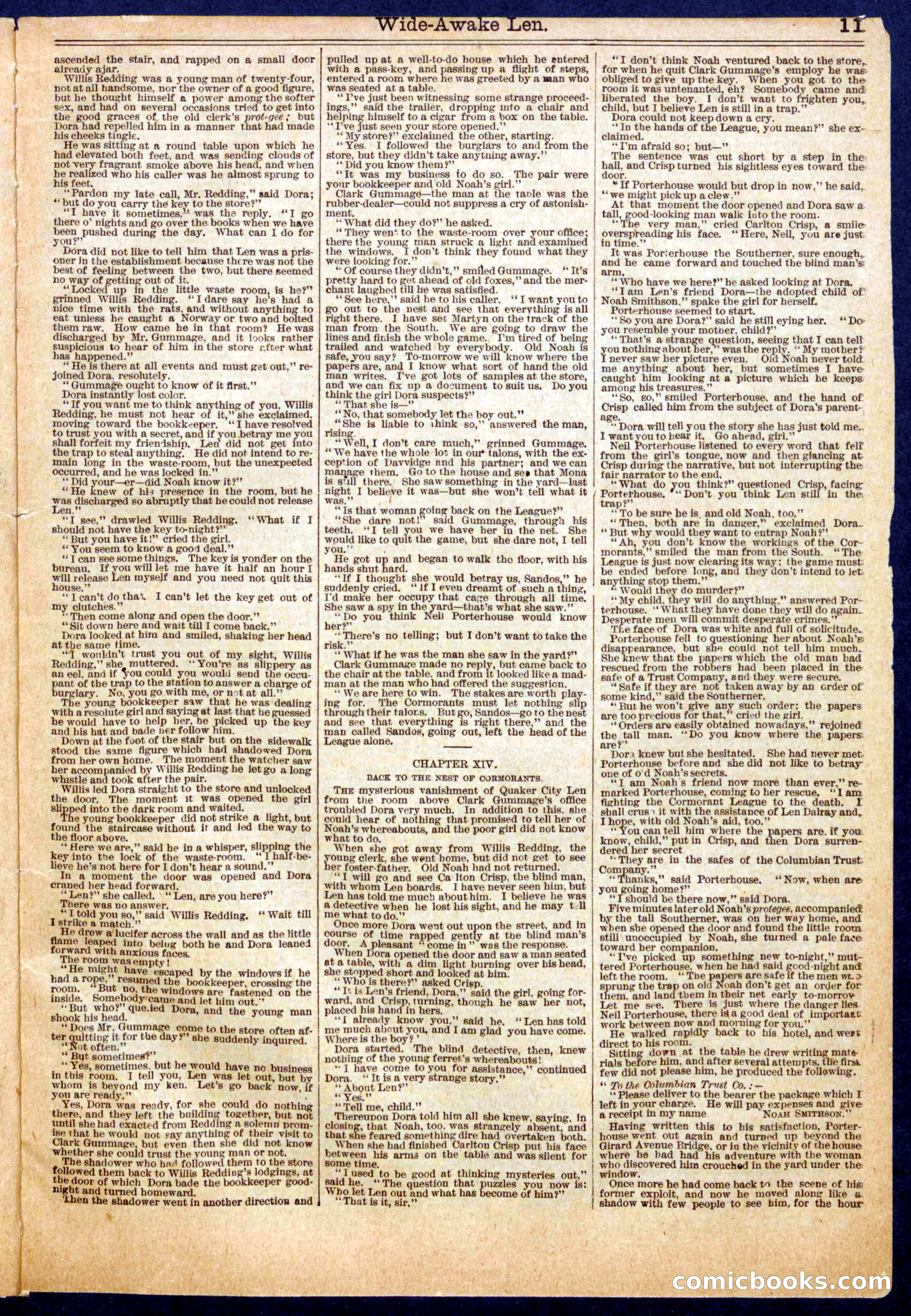 Beadle's Half Dime Library No. 715 — page 11 of 16