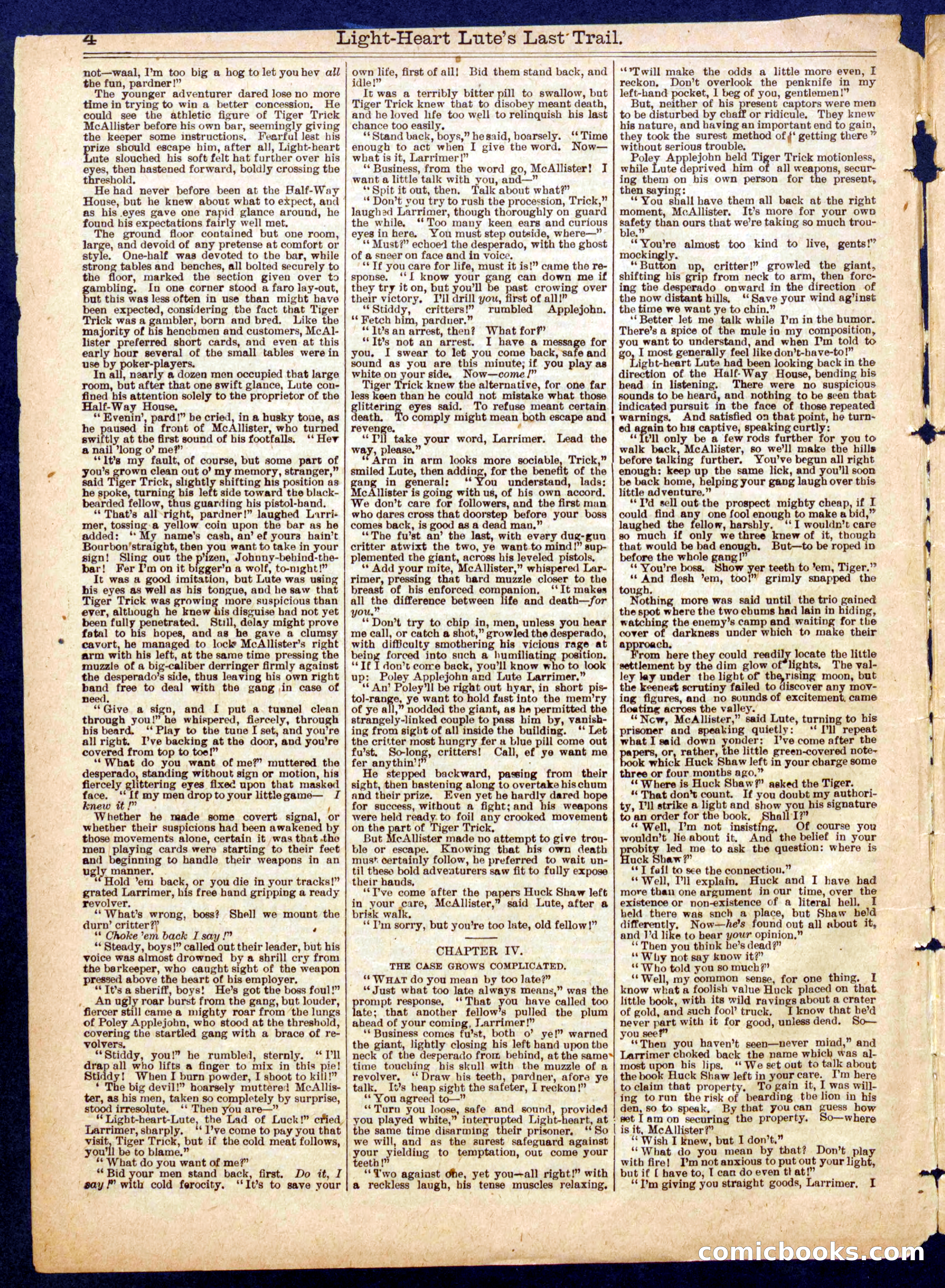 Beadle's Half Dime Library, No. 718 — page 4 of 16