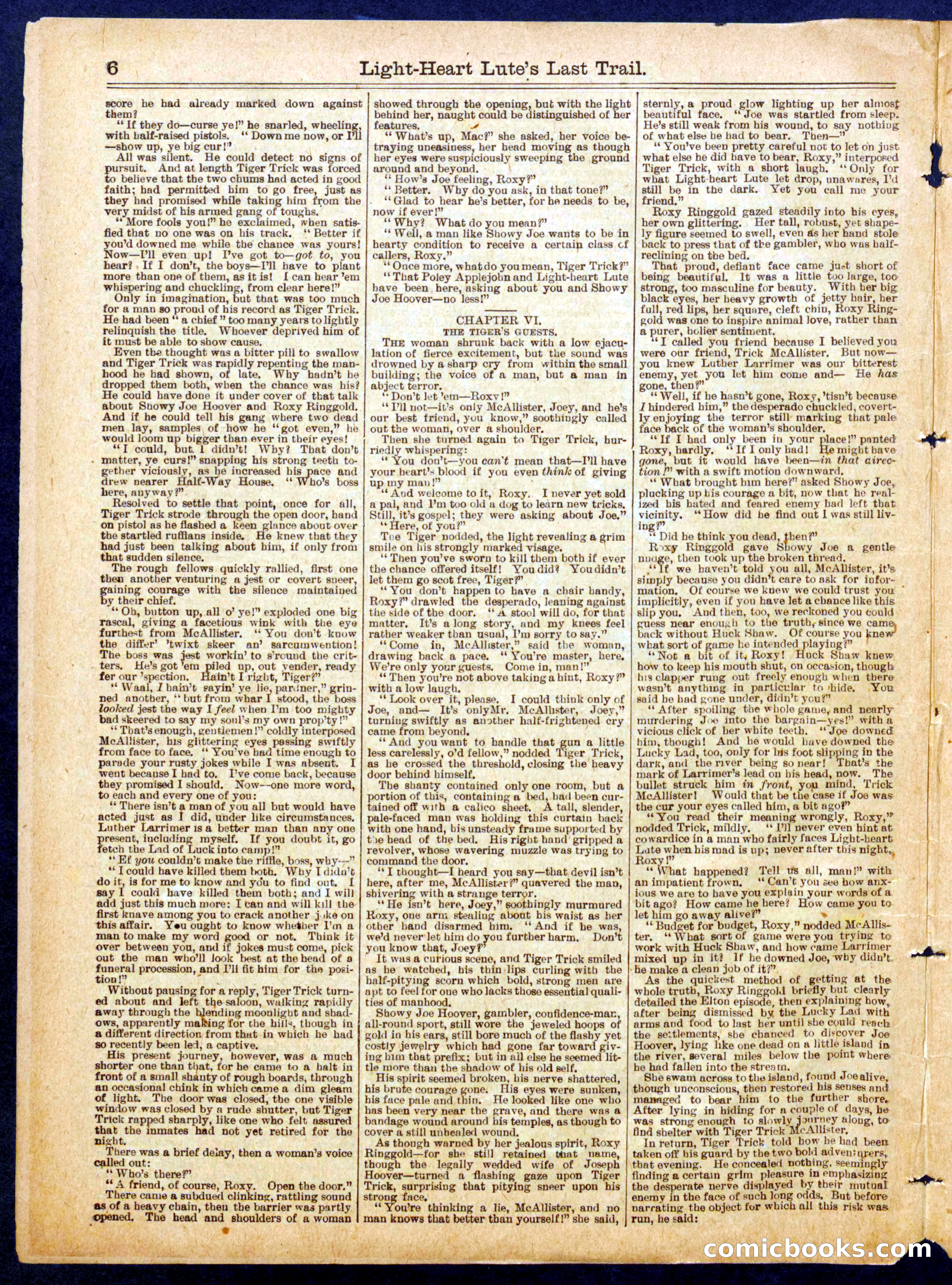 Beadle's Half Dime Library, No. 718 — page 6 of 16