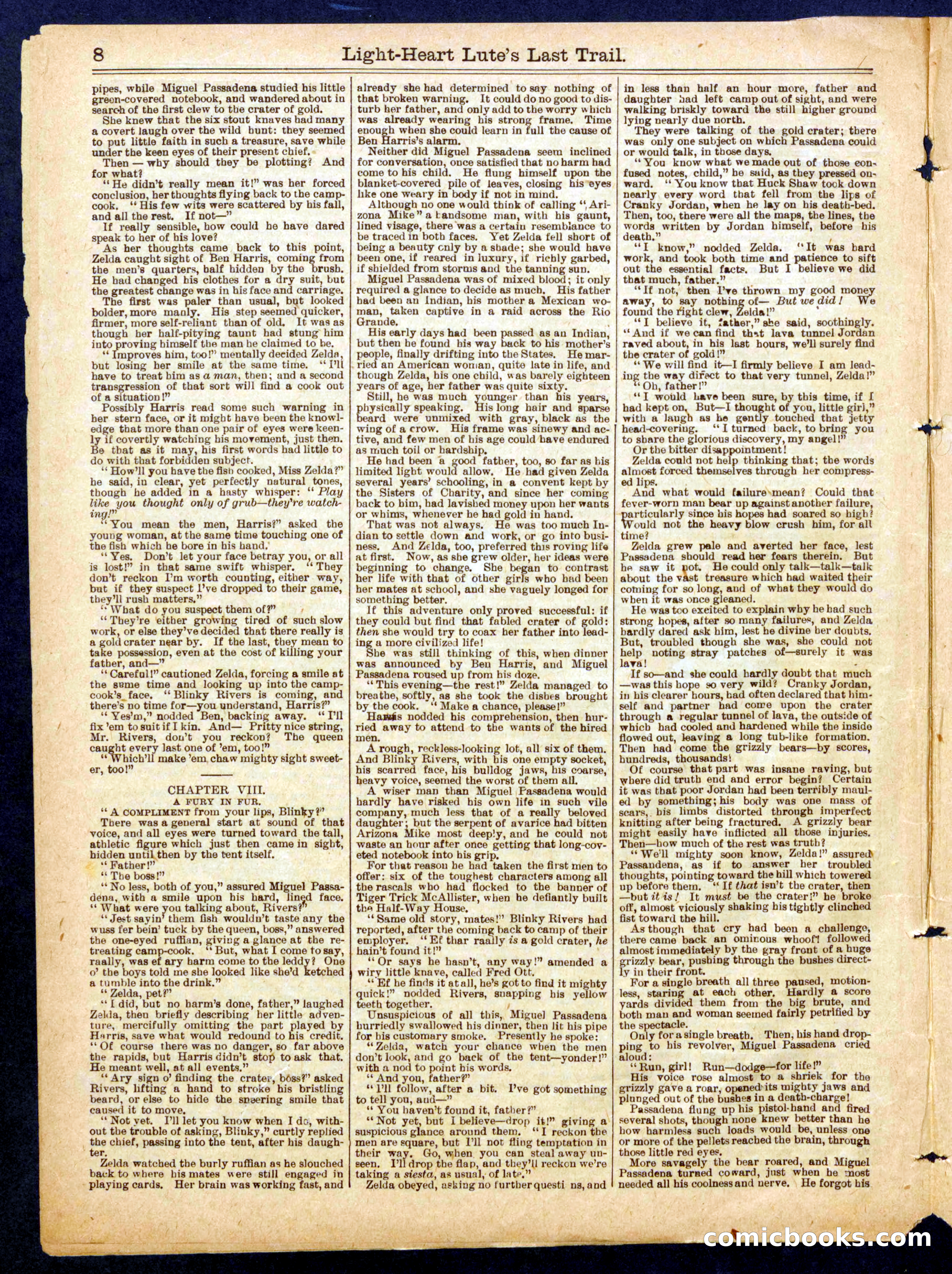 Beadle's Half Dime Library, No. 718 — page 8 of 16