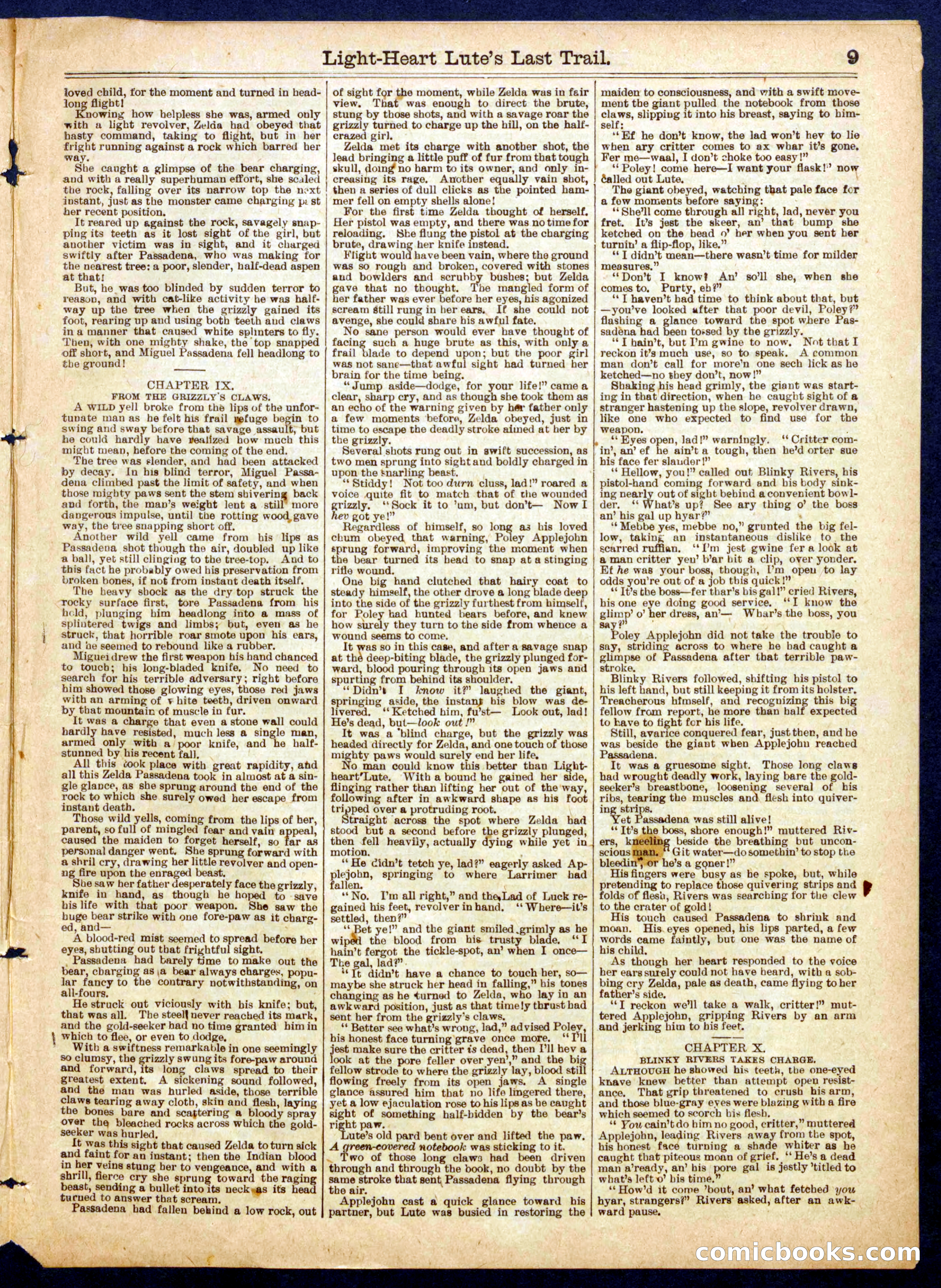 Beadle's Half Dime Library, No. 718 — page 9 of 16