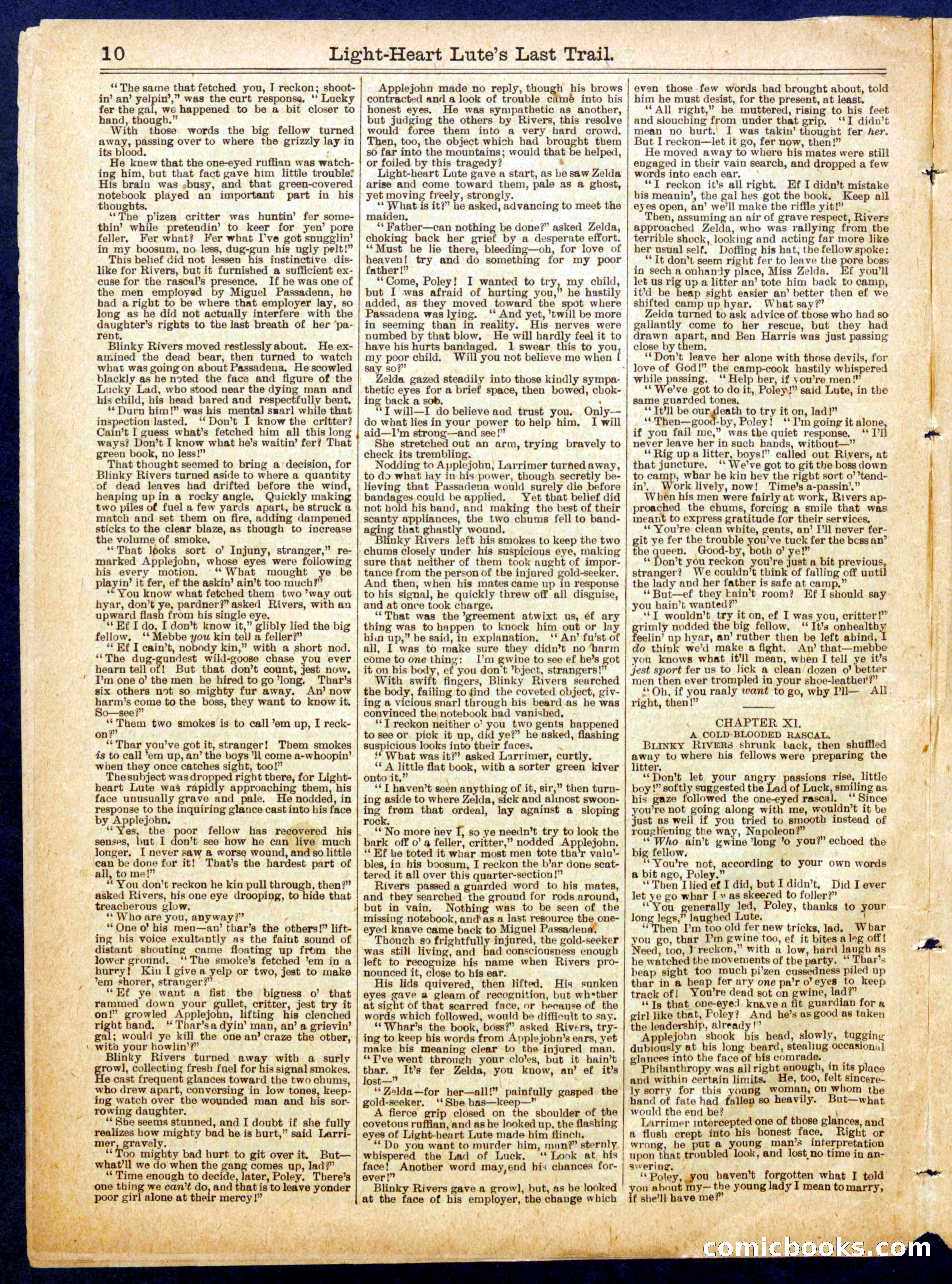 Beadle's Half Dime Library, No. 718 — page 10 of 16