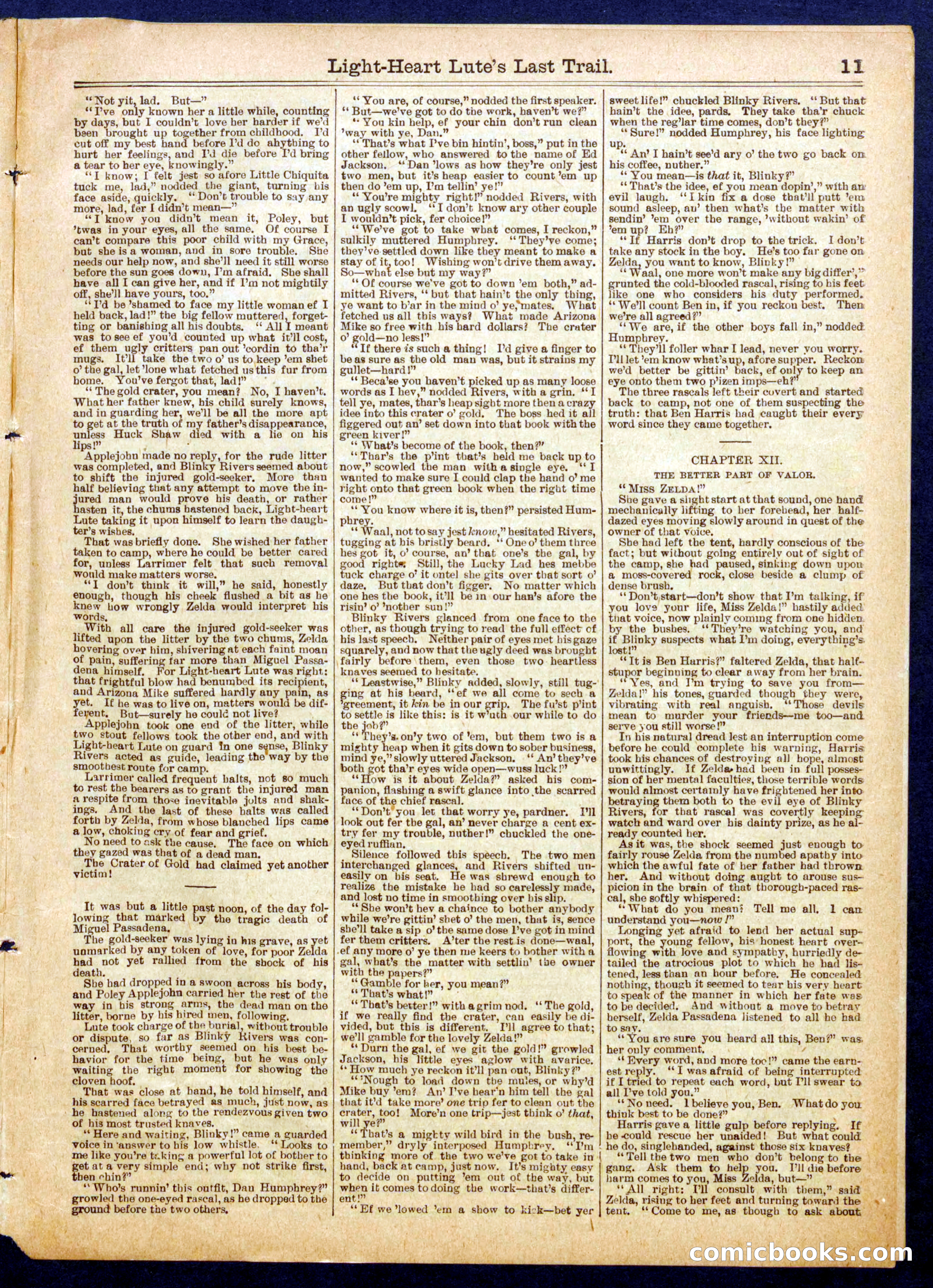 Beadle's Half Dime Library, No. 718 — page 11 of 16