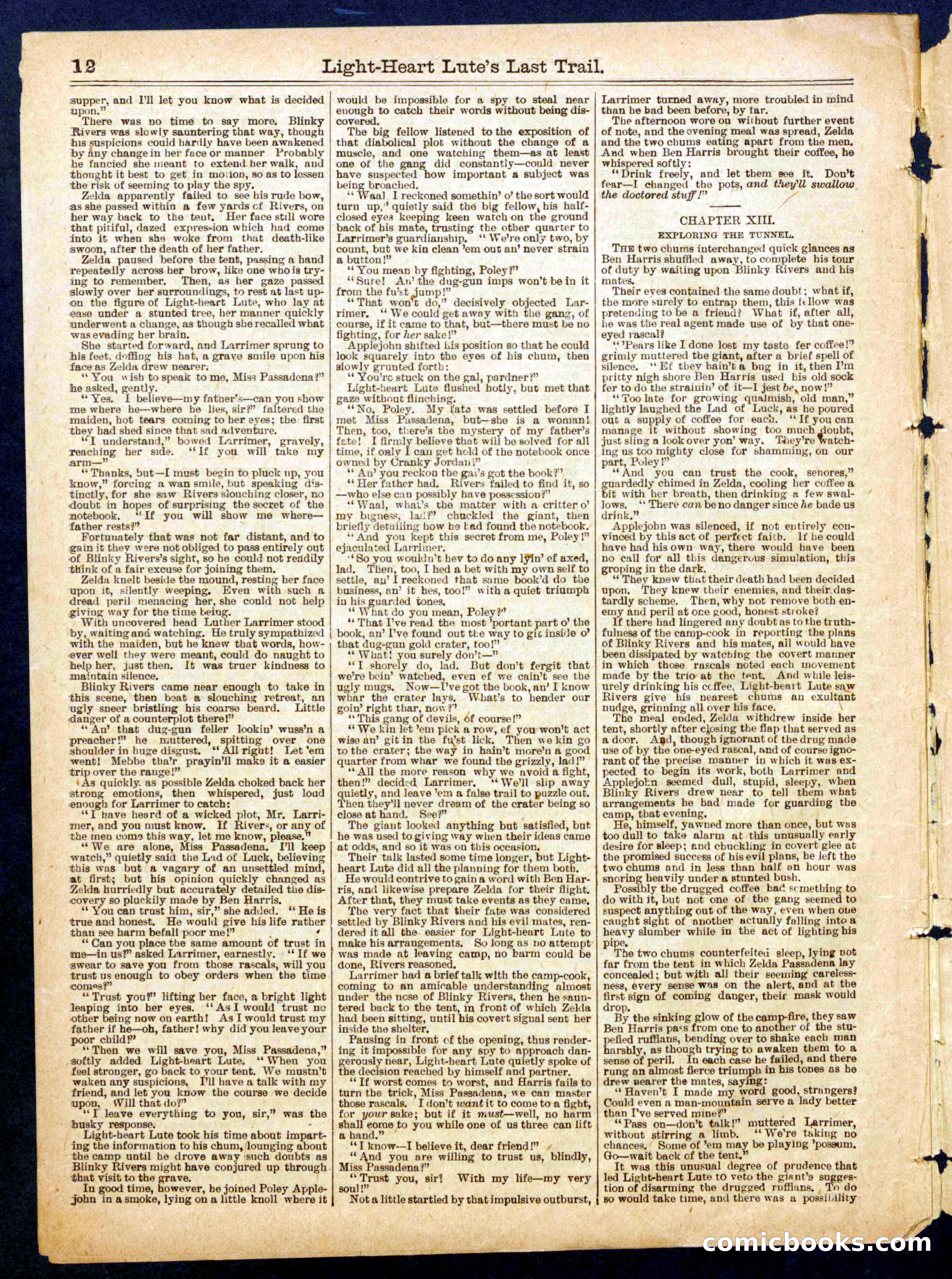 Beadle's Half Dime Library, No. 718 — page 12 of 16