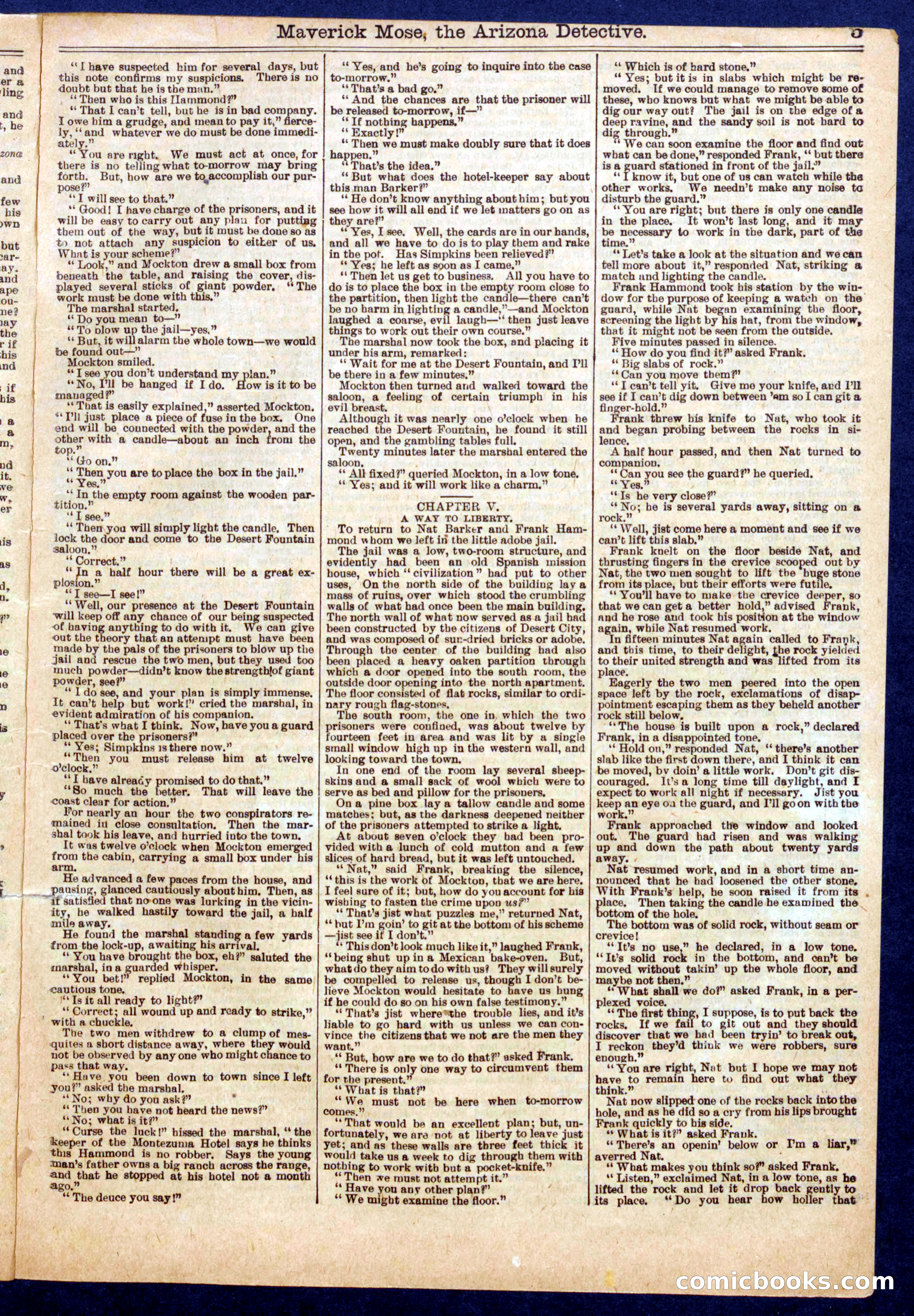 Beadle's Half Dime Library No. 721 — page 5 of 16
