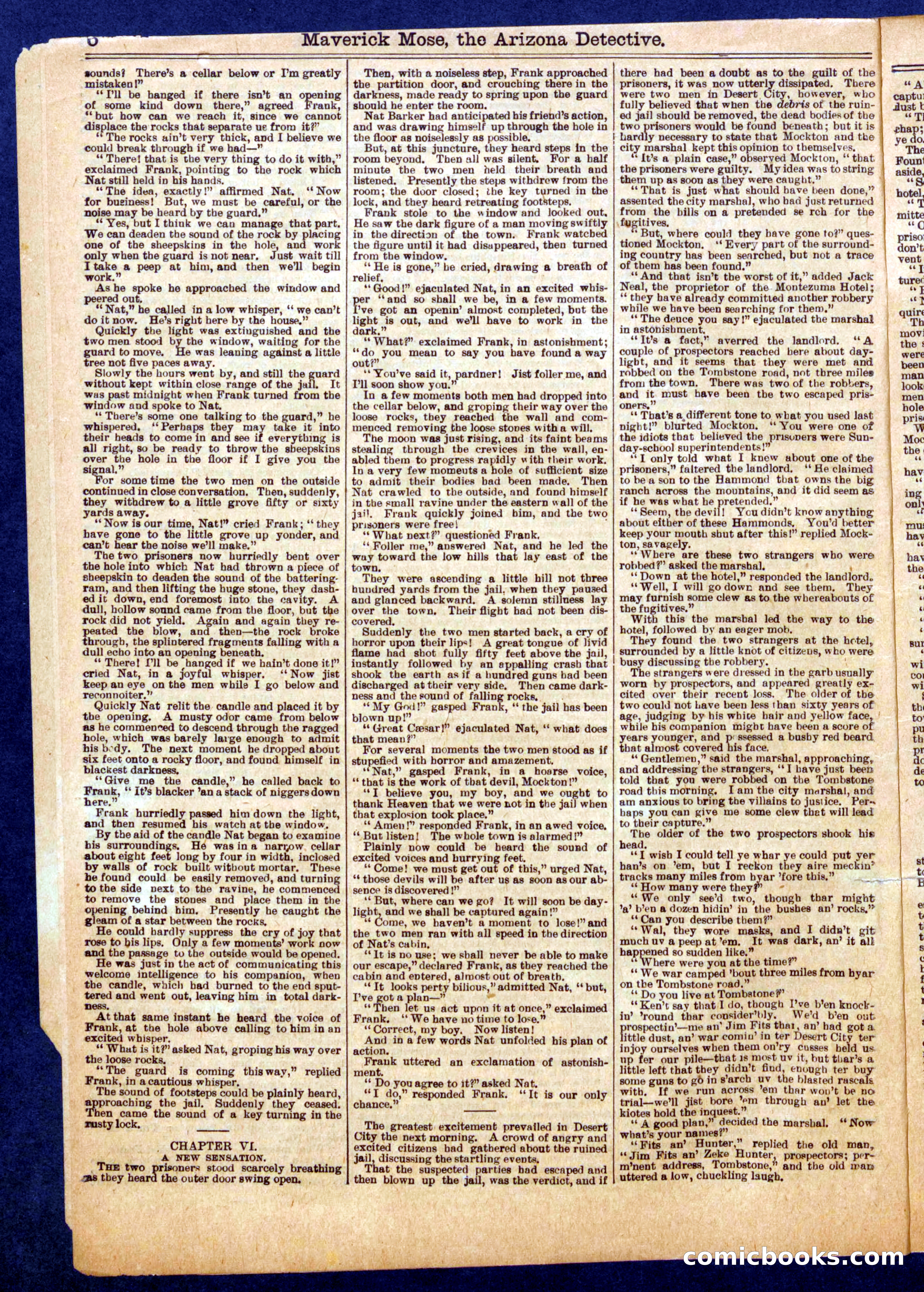 Beadle's Half Dime Library No. 721 — page 6 of 16