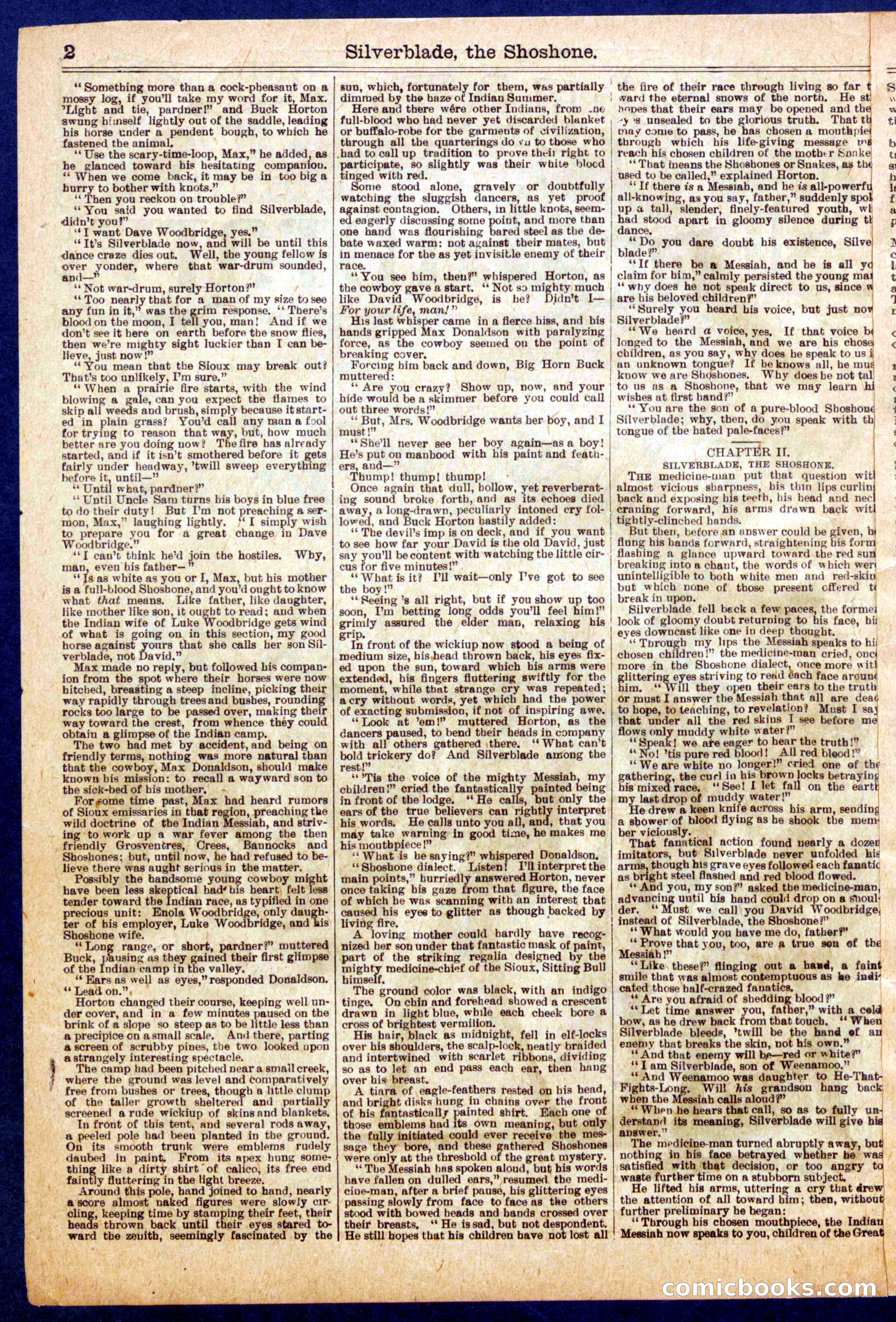Beadle's Half Dime Library No. 723 — page 2 of 16