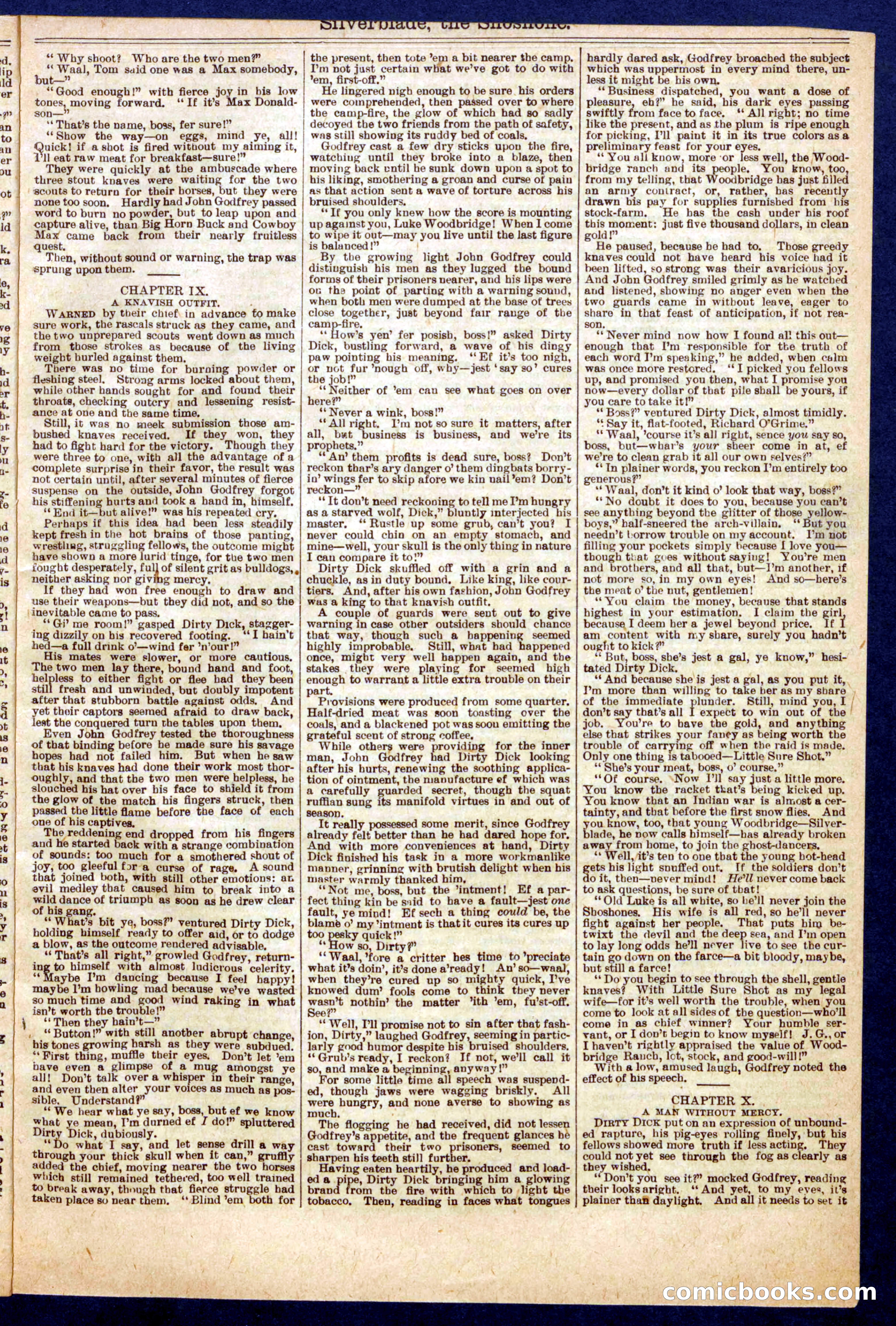 Beadle's Half Dime Library No. 723 — page 9 of 16