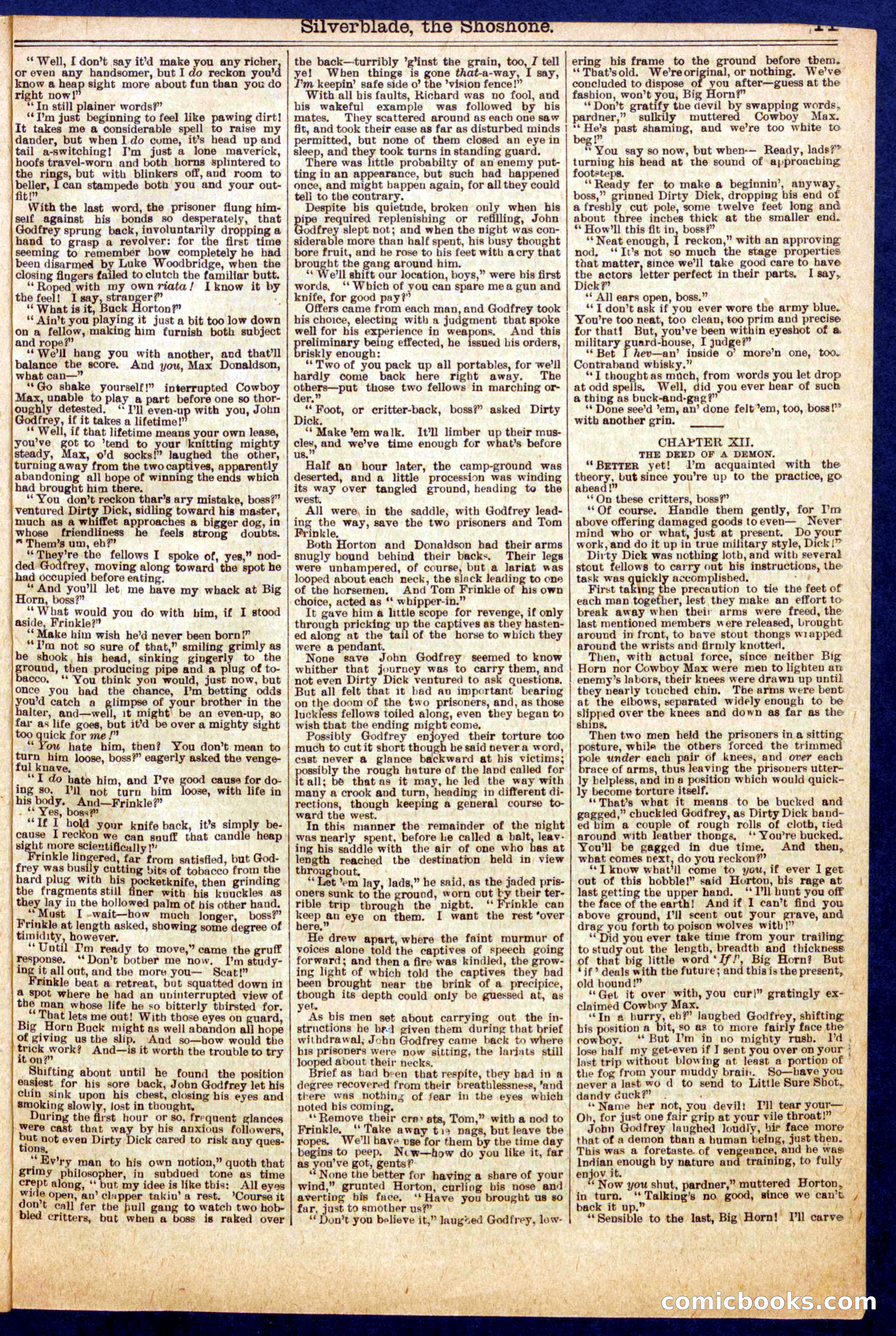 Beadle's Half Dime Library No. 723 — page 11 of 16