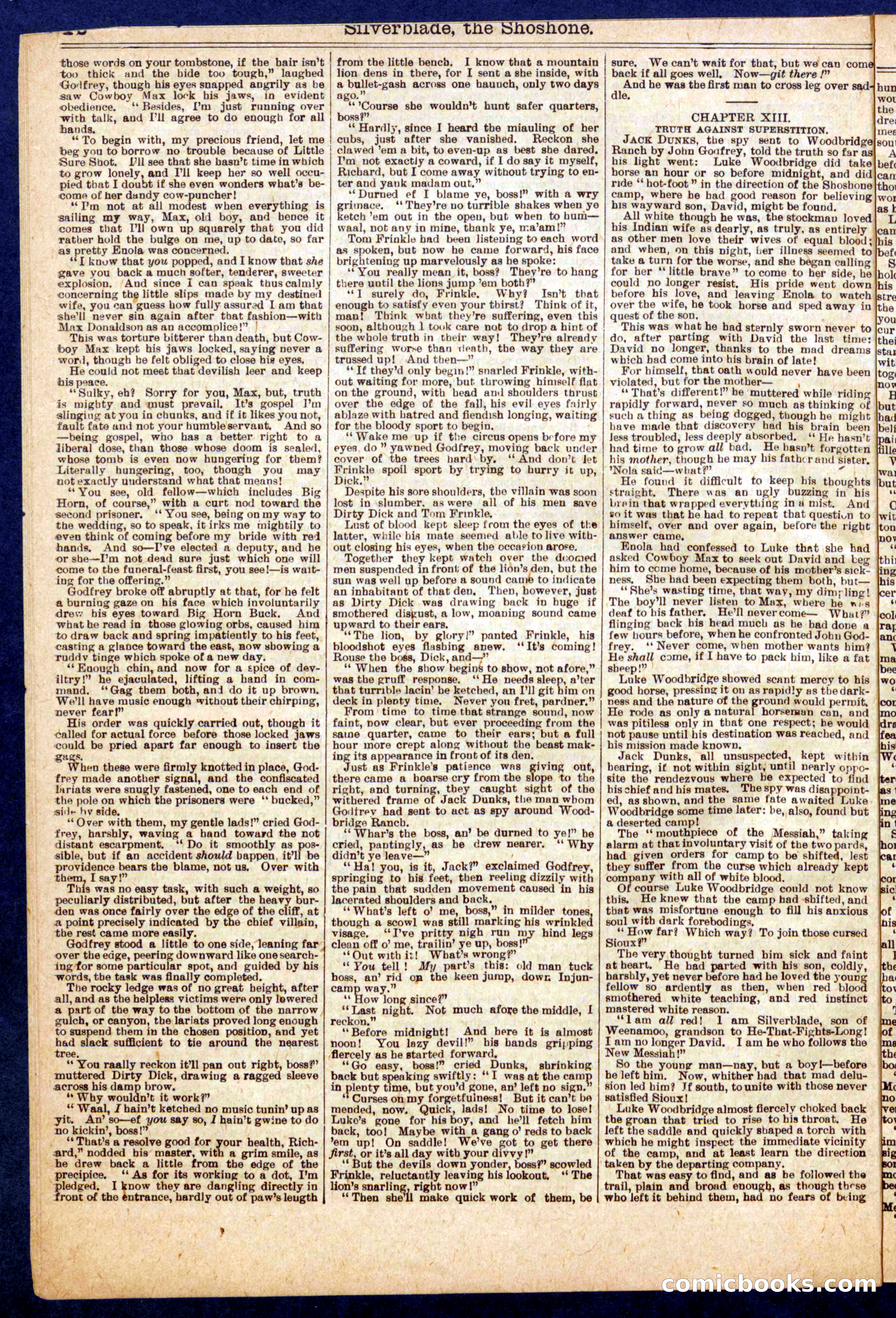 Beadle's Half Dime Library No. 723 — page 12 of 16
