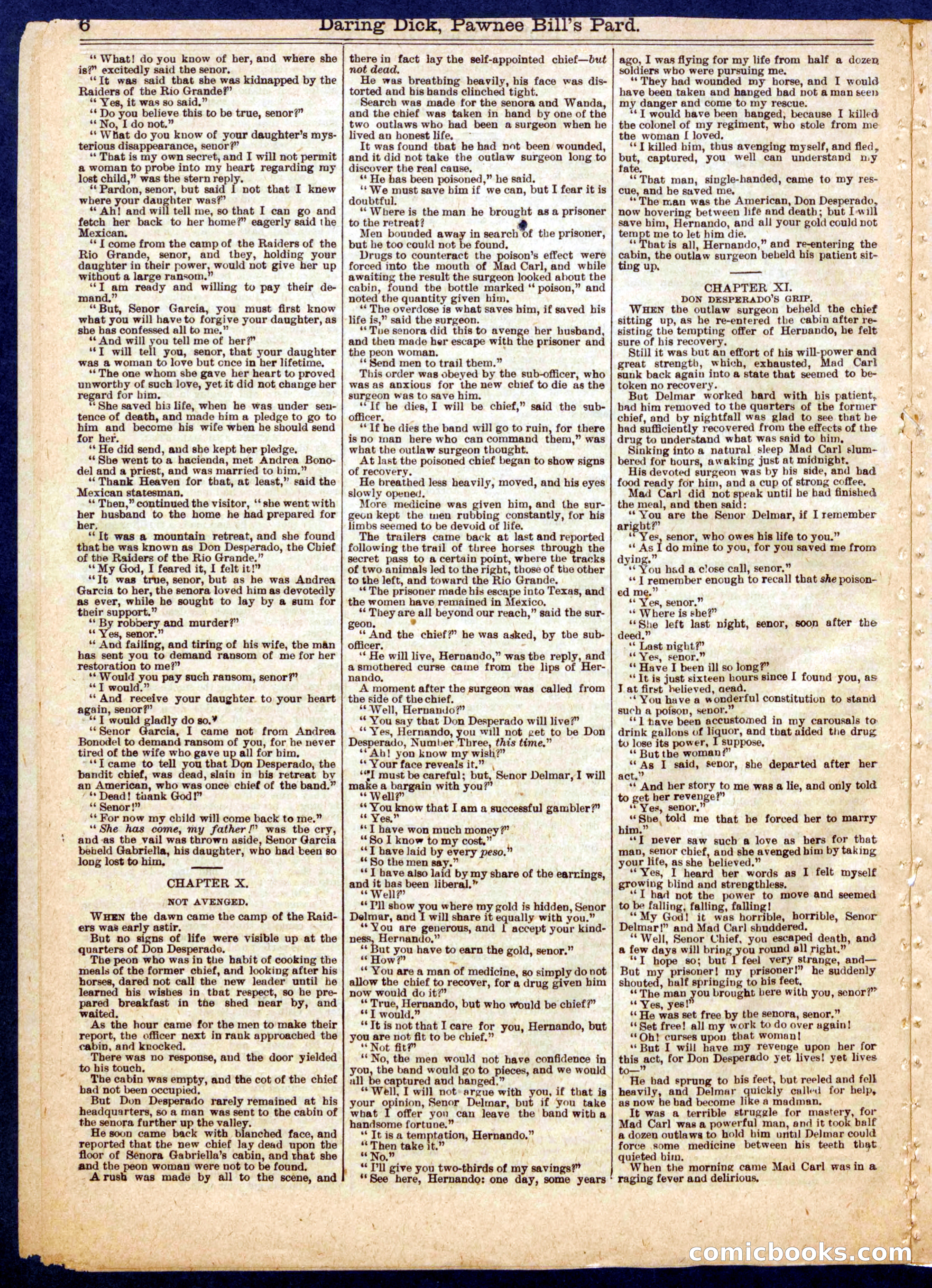 Beadle's Half Dime Library No. 725 — page 6 of 16