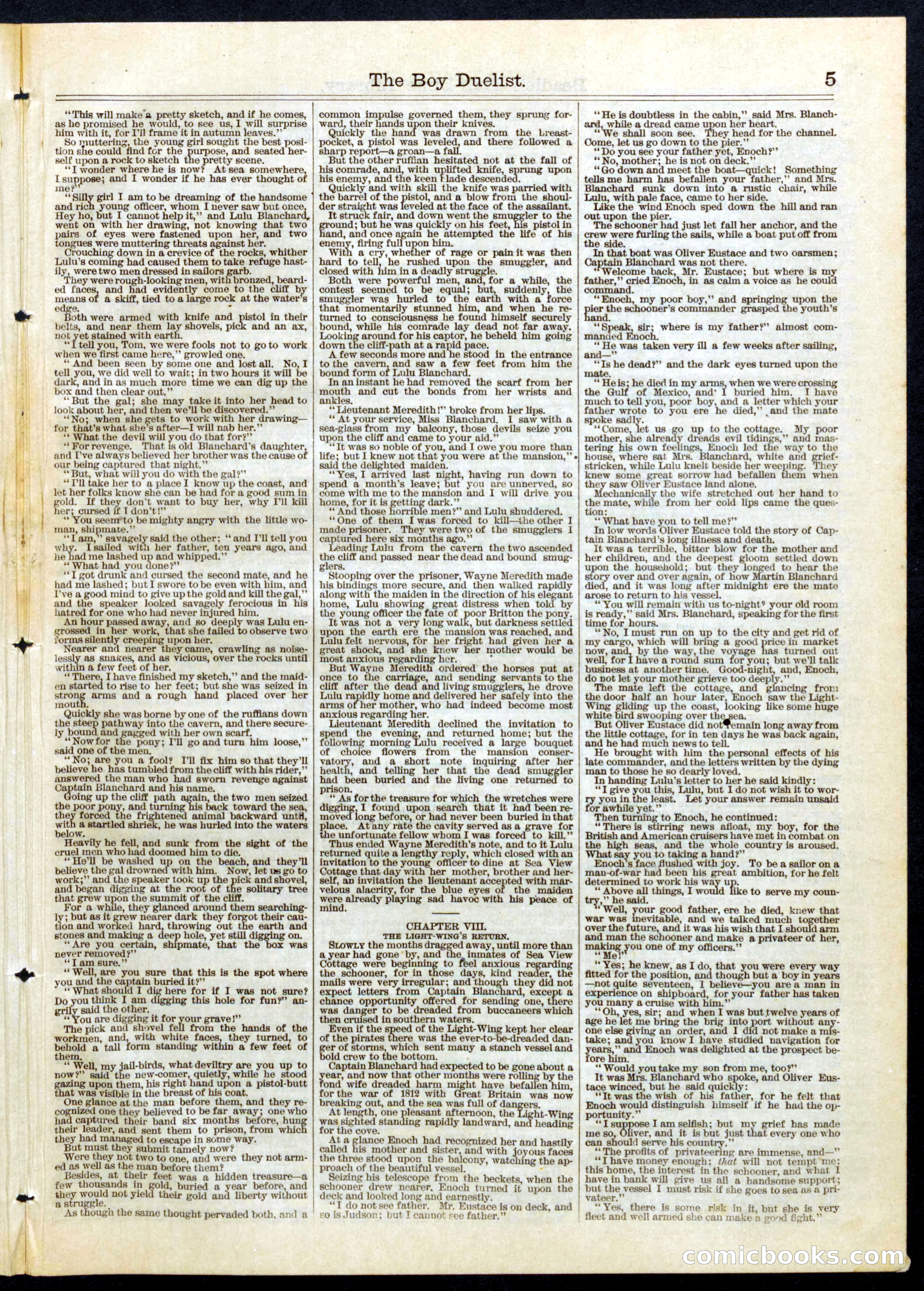 Beadle's Half Dime Library, No. 75 — page 5 of 16