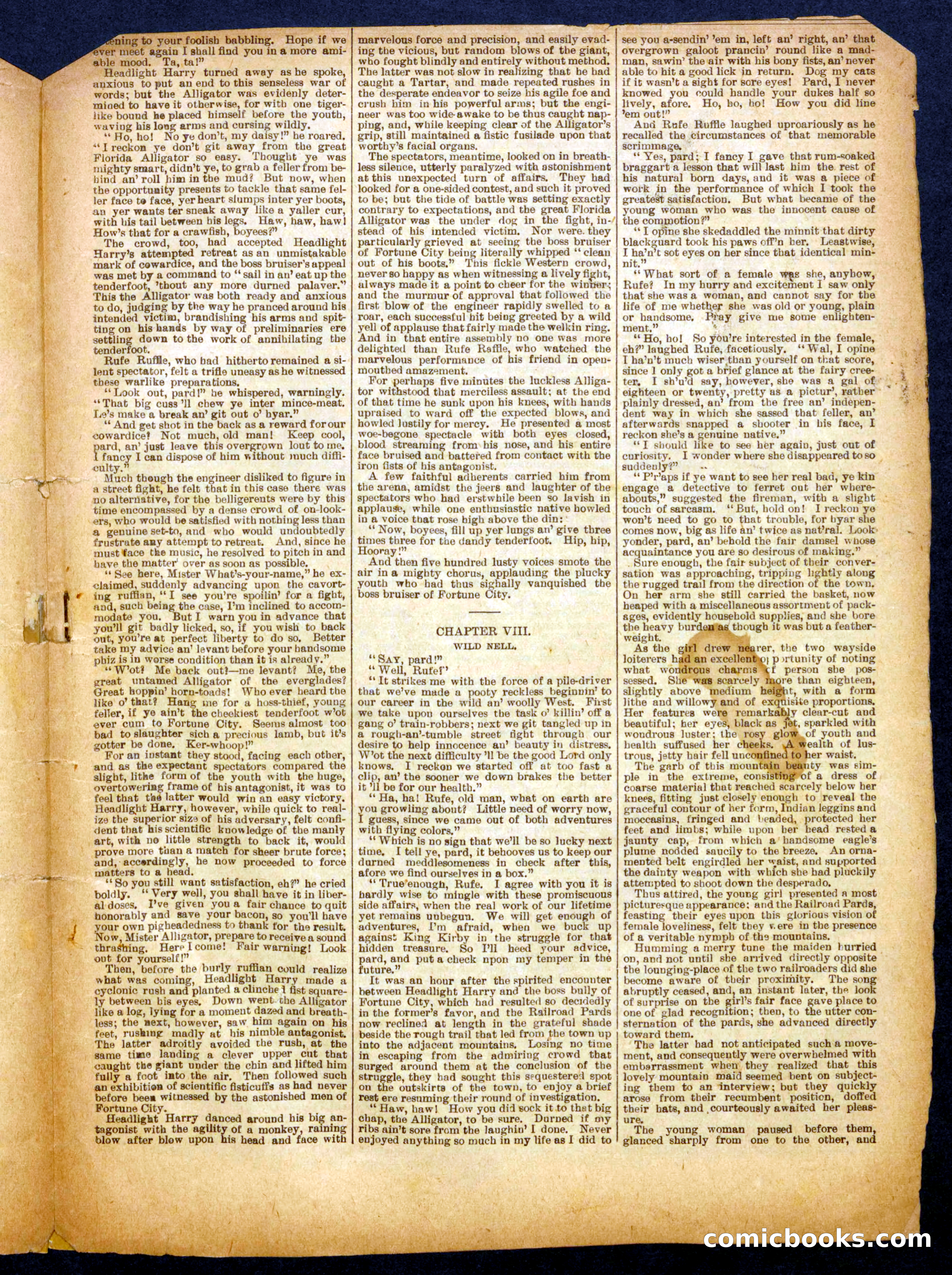 Beadle's Half Dime Library No. 759 — page 9 of 16