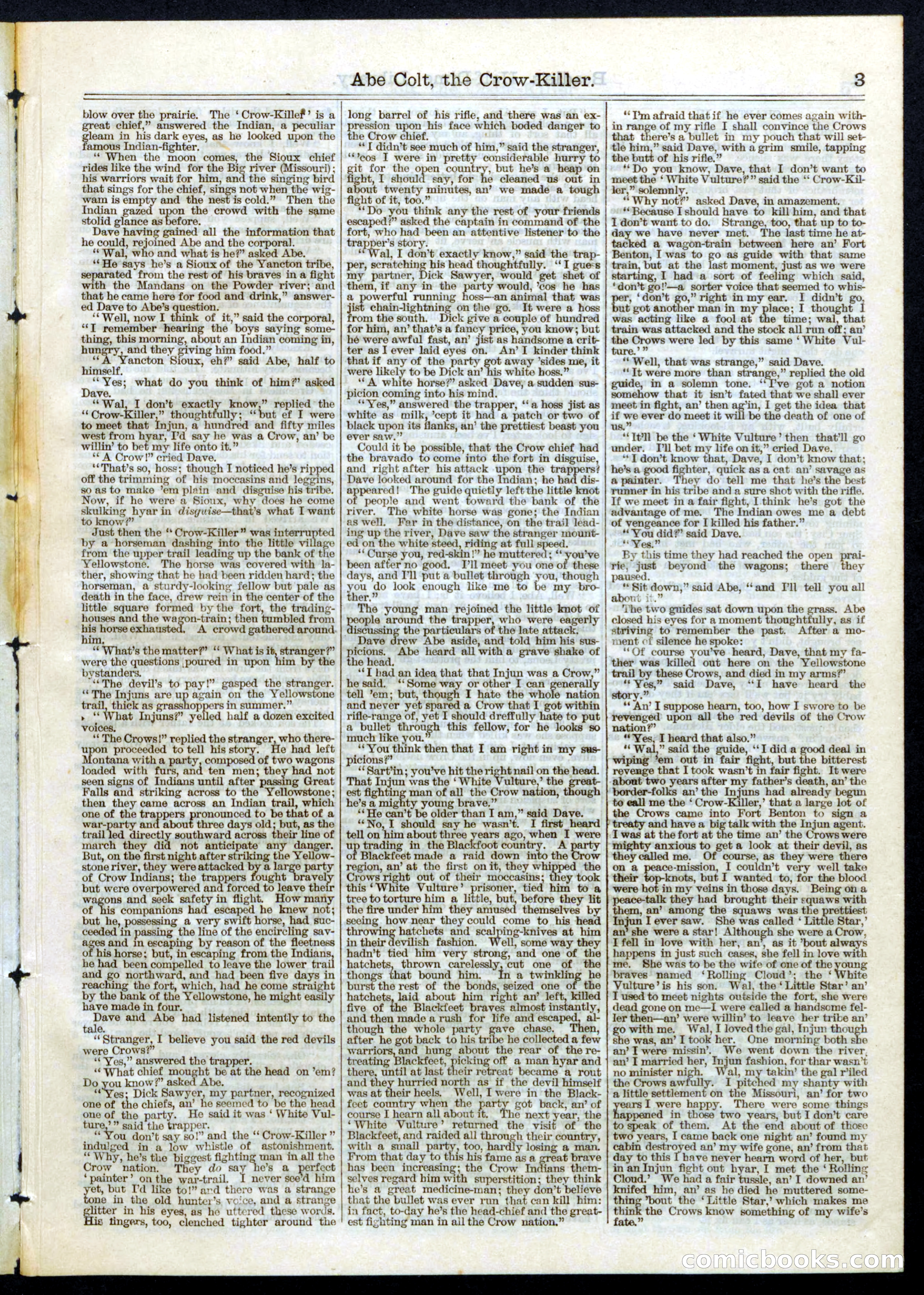 Beadle's Half Dime Library, No. 76 — page 3 of 16