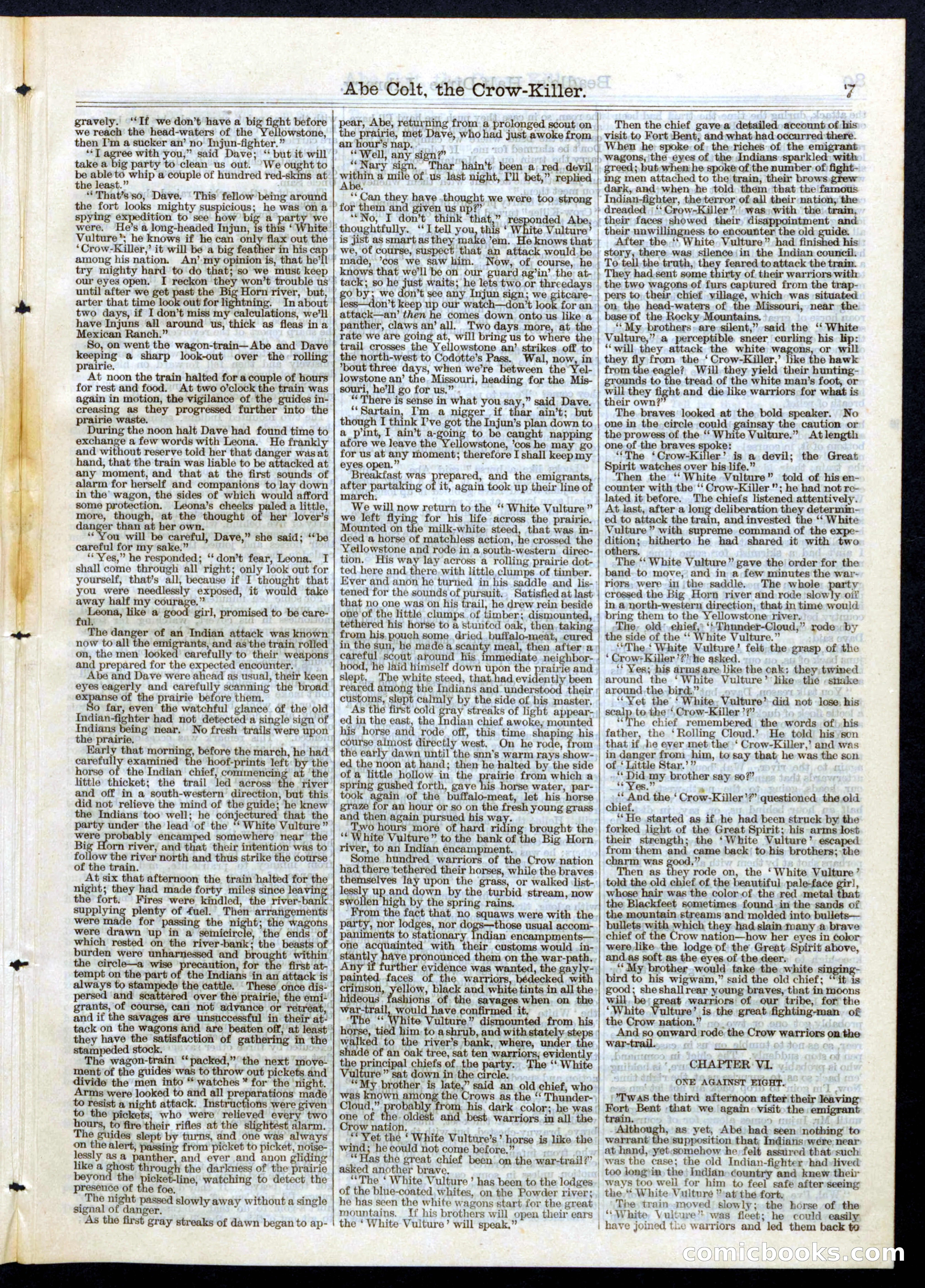 Beadle's Half Dime Library, No. 76 — page 7 of 16