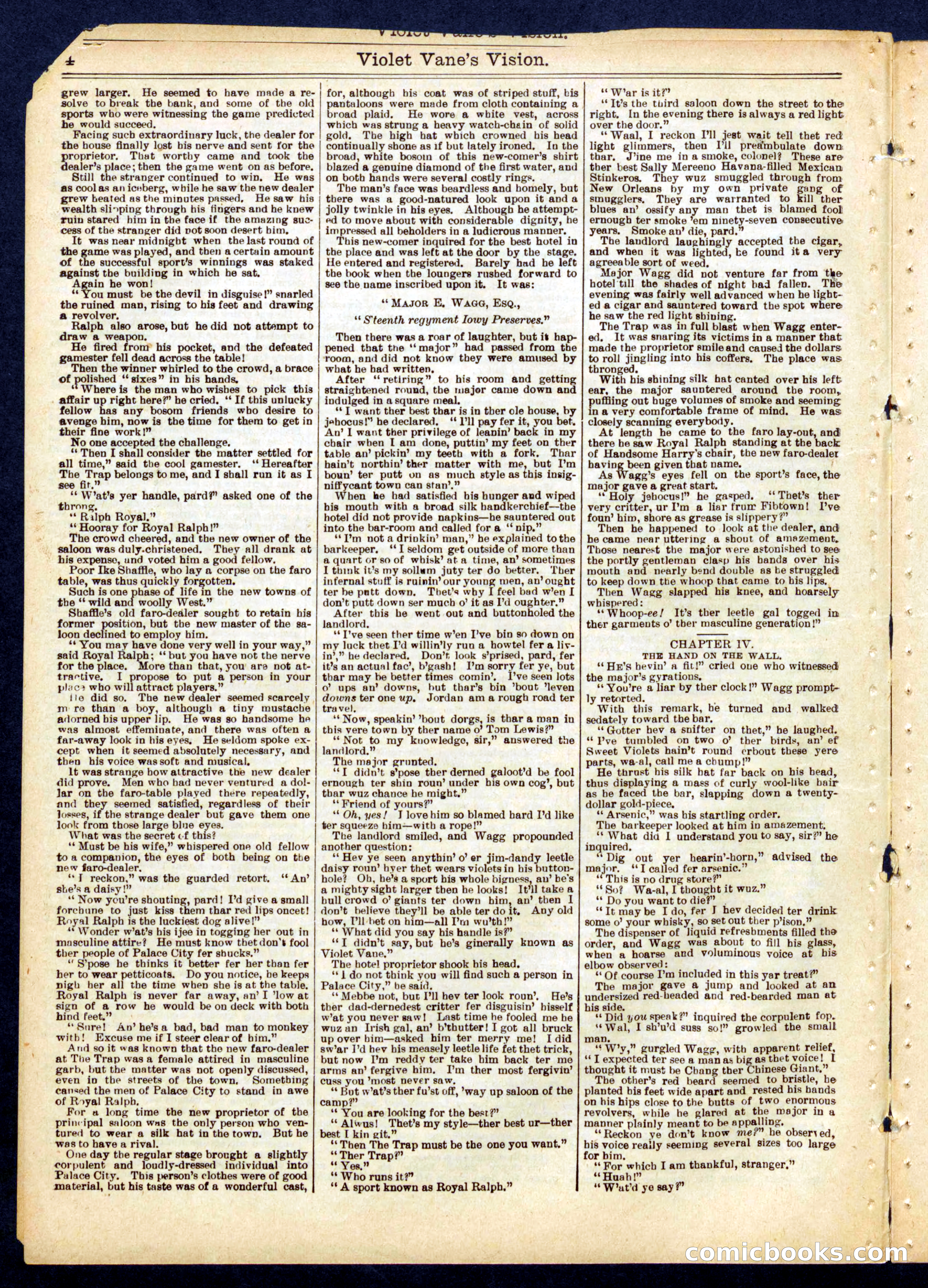 Beadle's Half Dime Library No. 763 — page 4 of 16