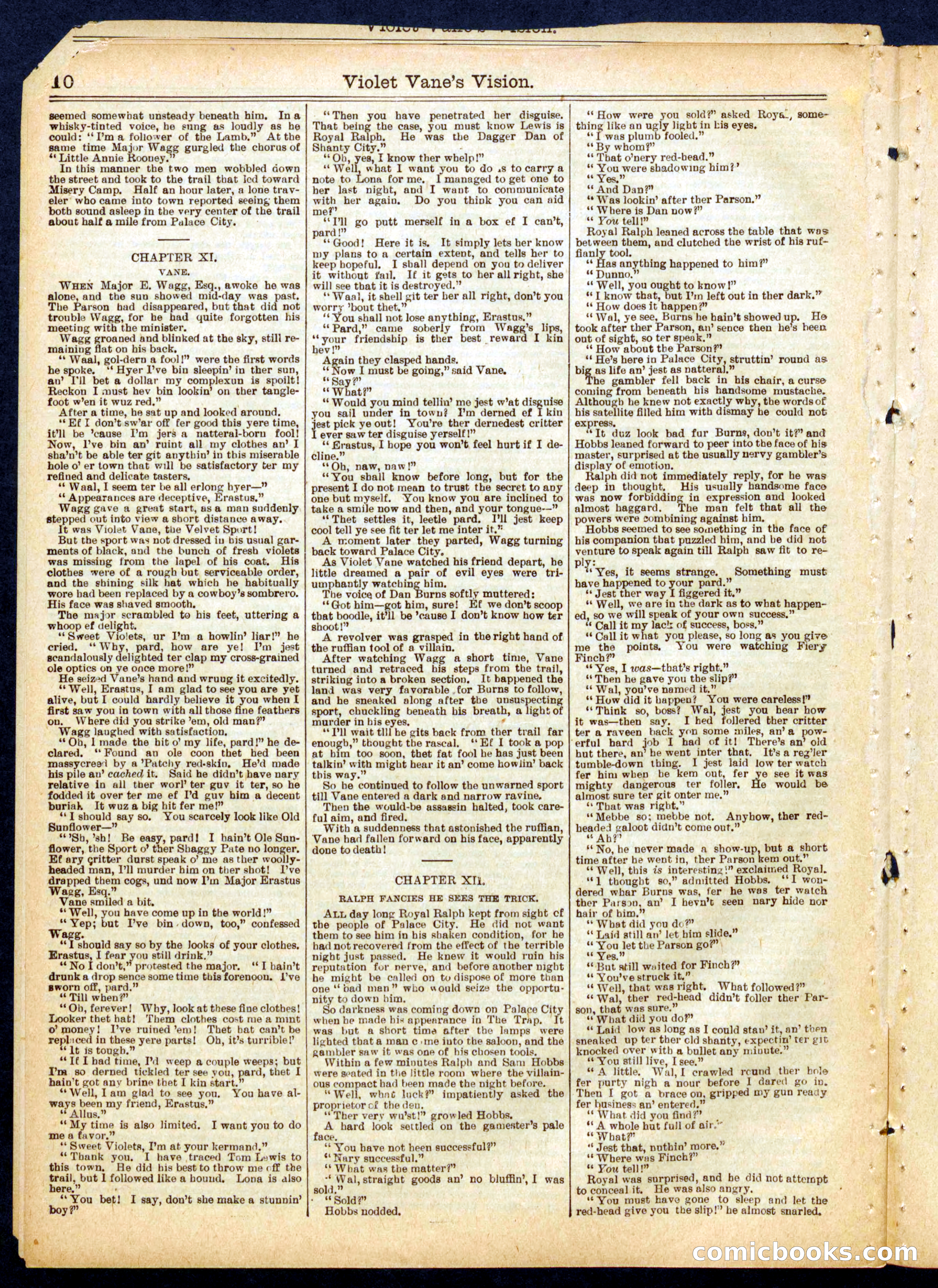 Beadle's Half Dime Library No. 763 — page 10 of 16