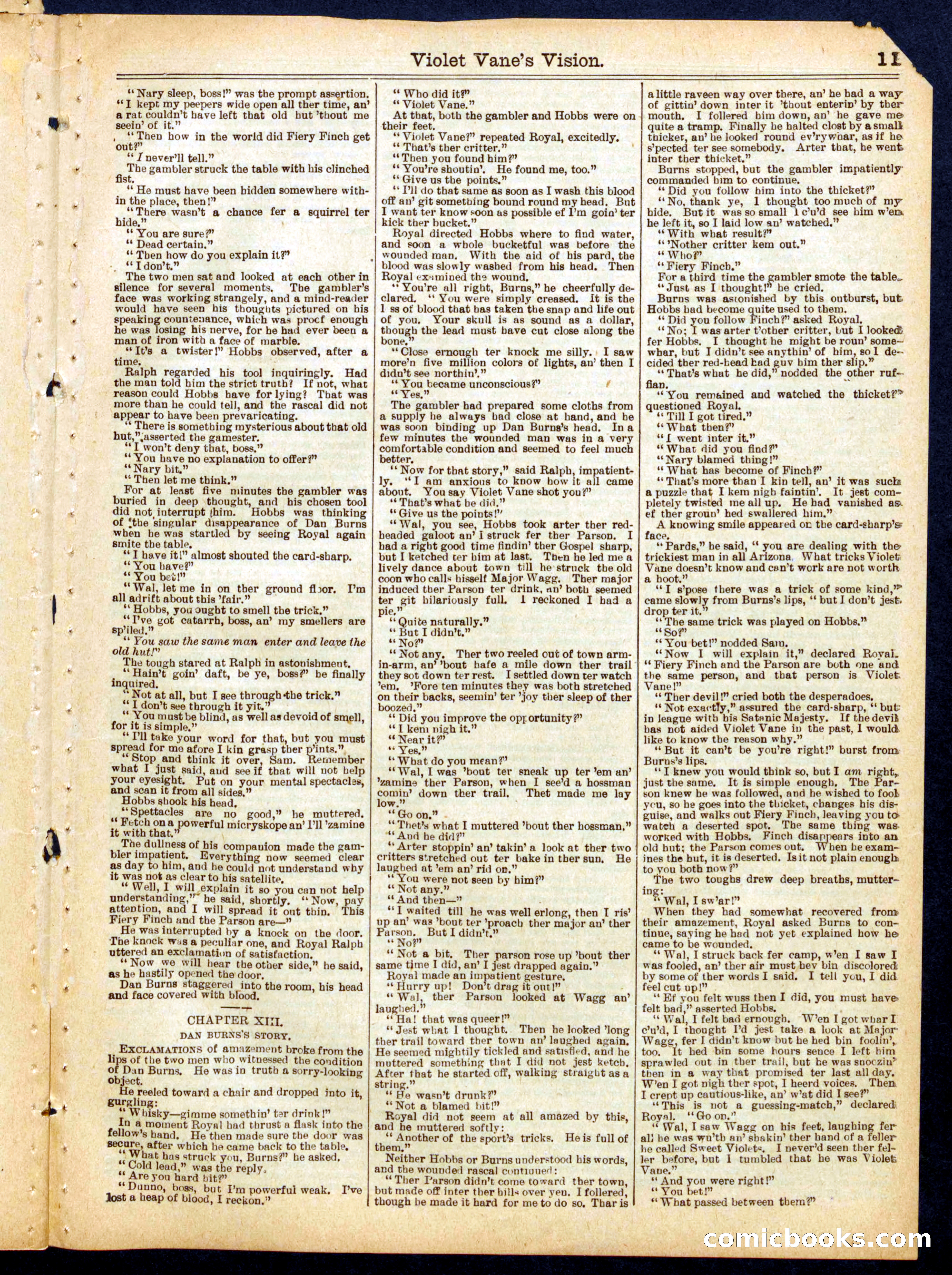 Beadle's Half Dime Library No. 763 — page 11 of 16