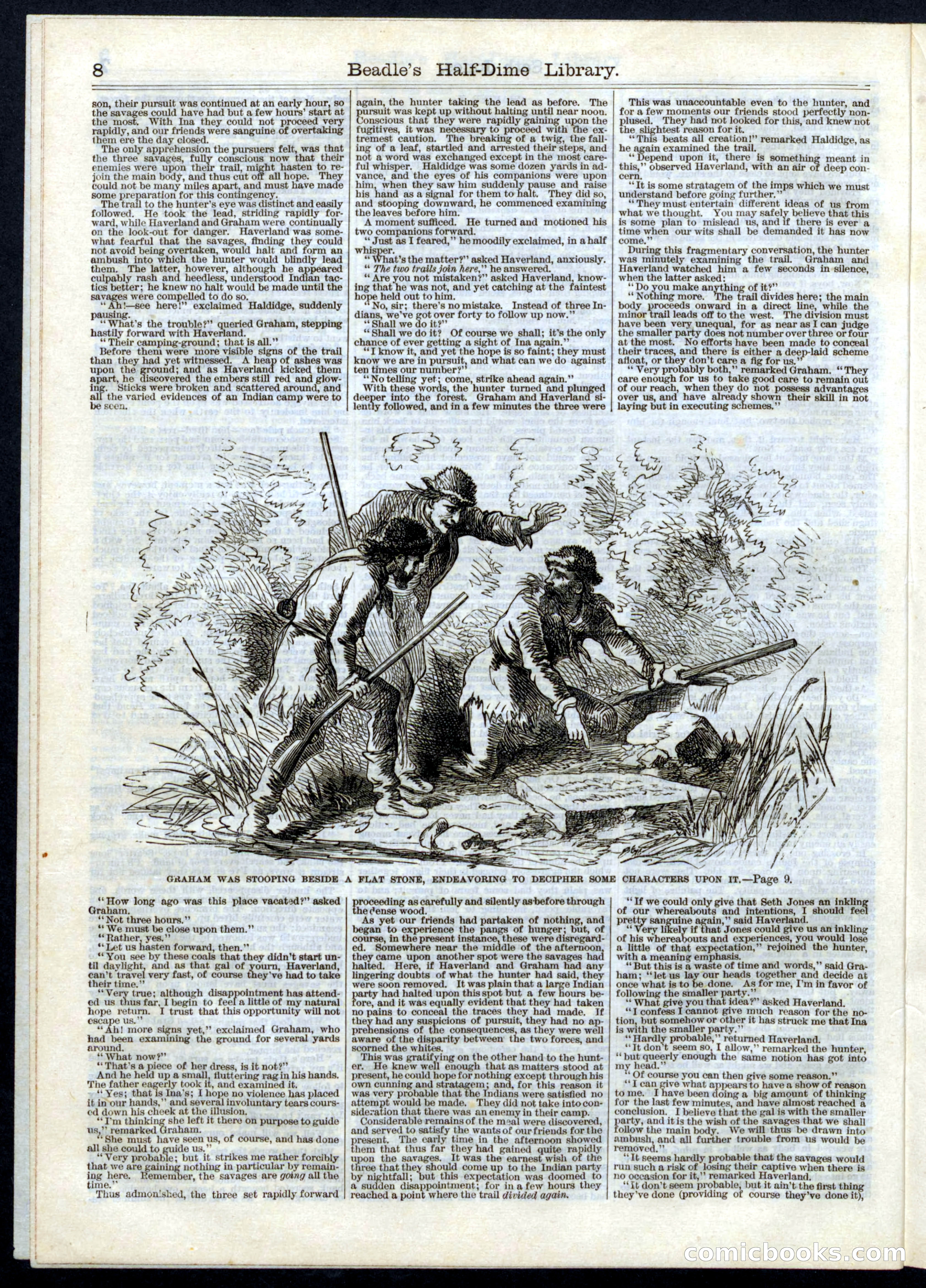 Beadle's Half Dime Library, No. 8 — page 8 of 16