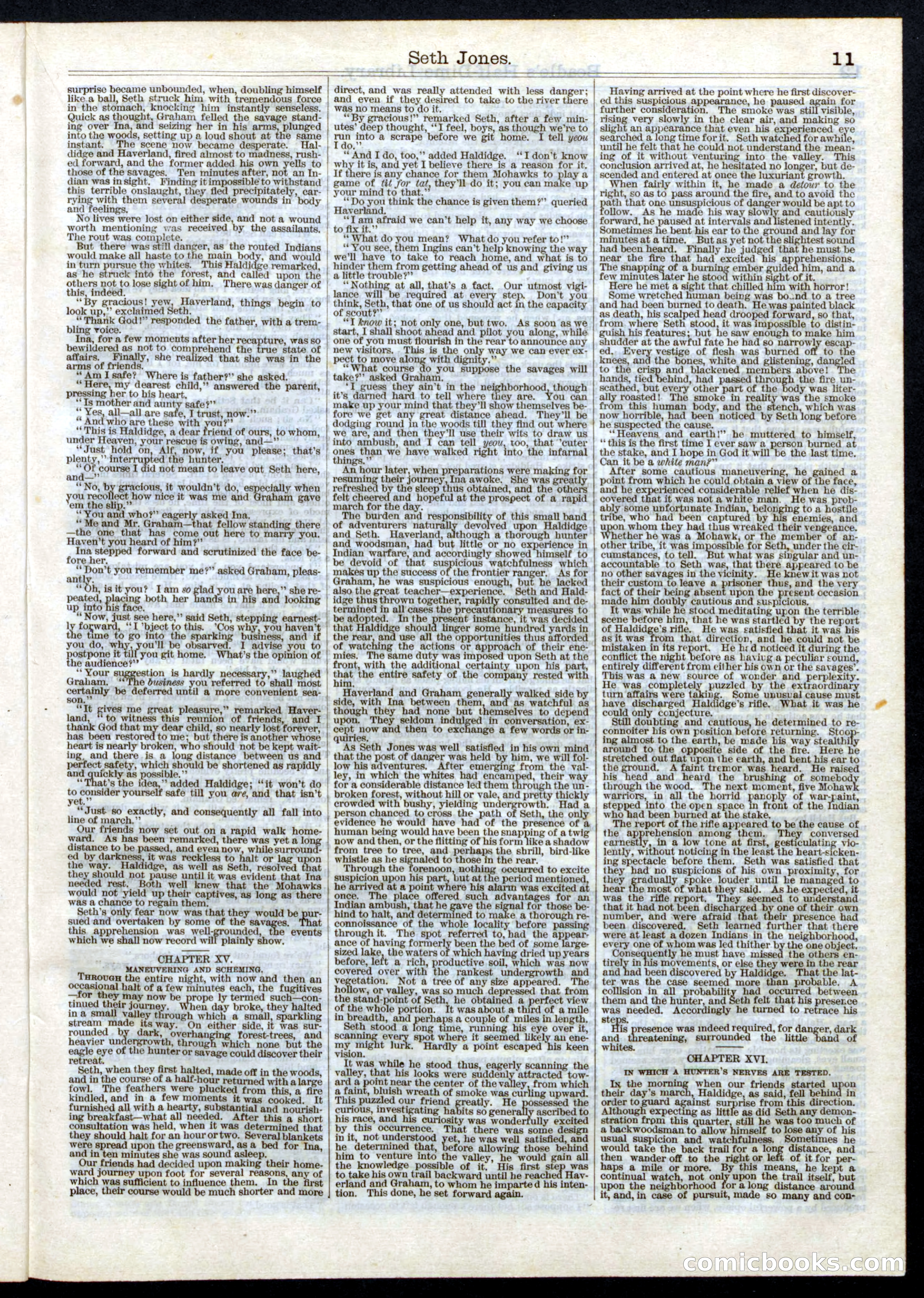 Beadle's Half Dime Library, No. 8 — page 11 of 16
