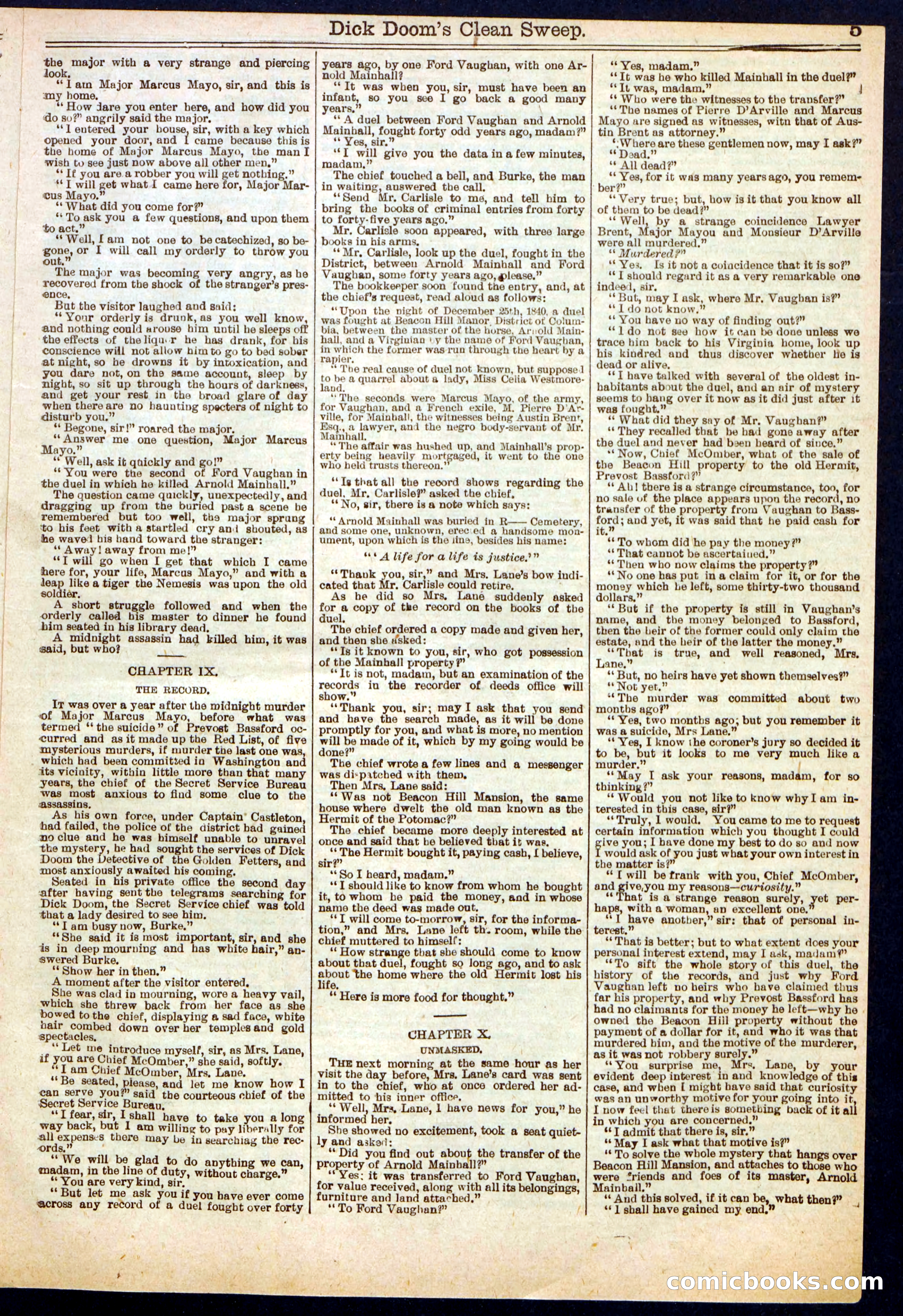 Beadle's Half Dime Library No. 803 — page 5 of 16
