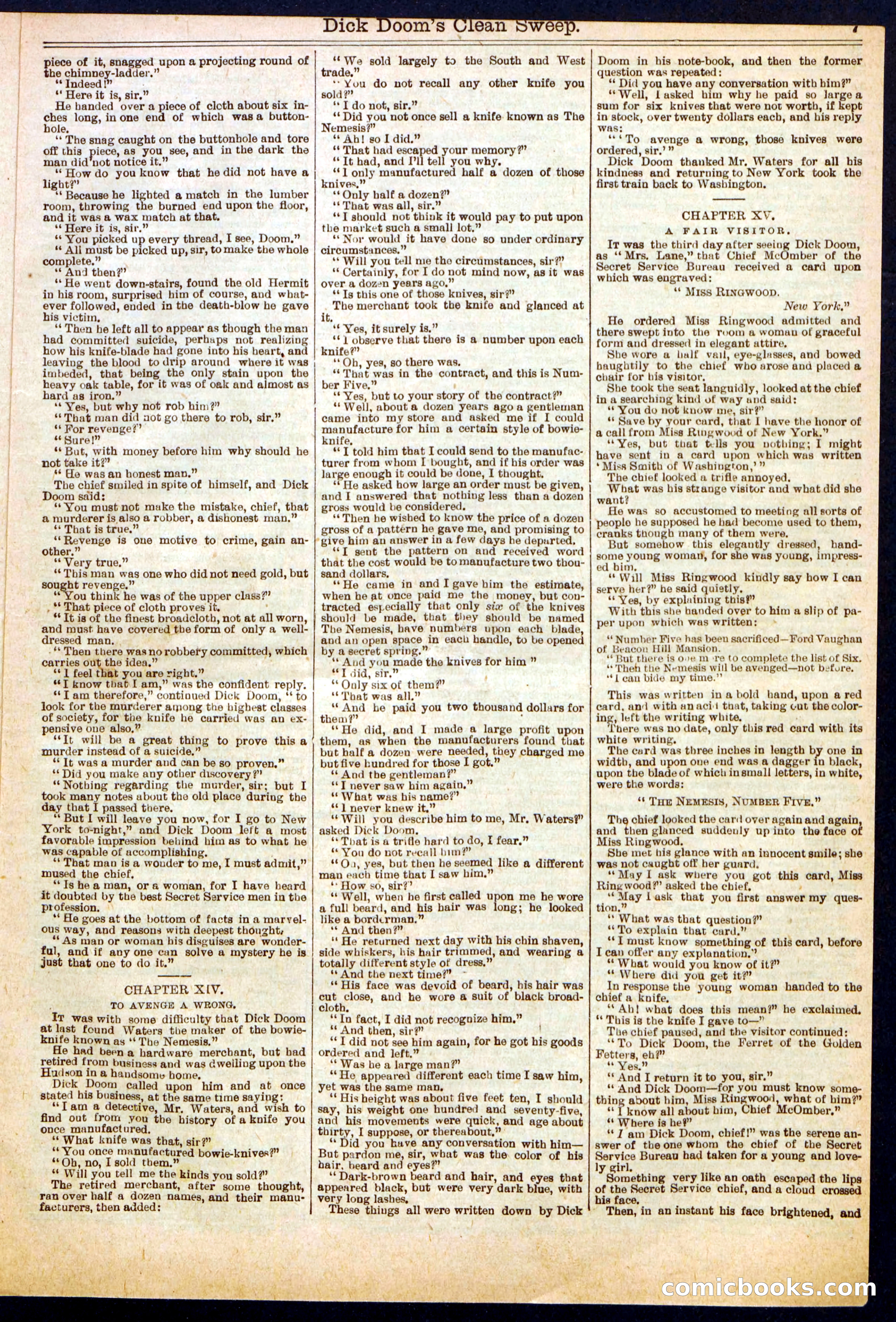 Beadle's Half Dime Library No. 803 — page 7 of 16