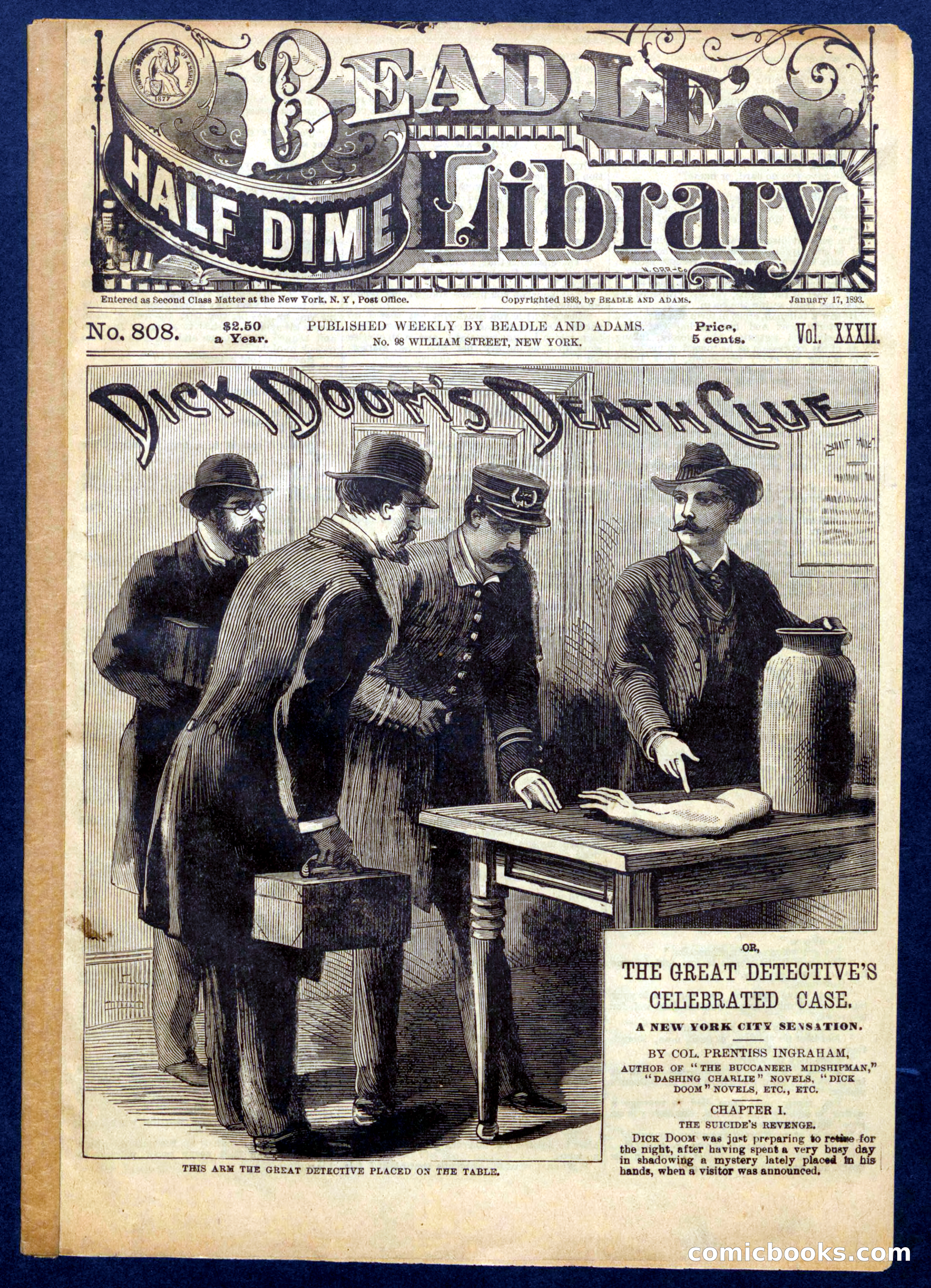 Beadle's Half Dime Library No. 808 — page 1 of 16