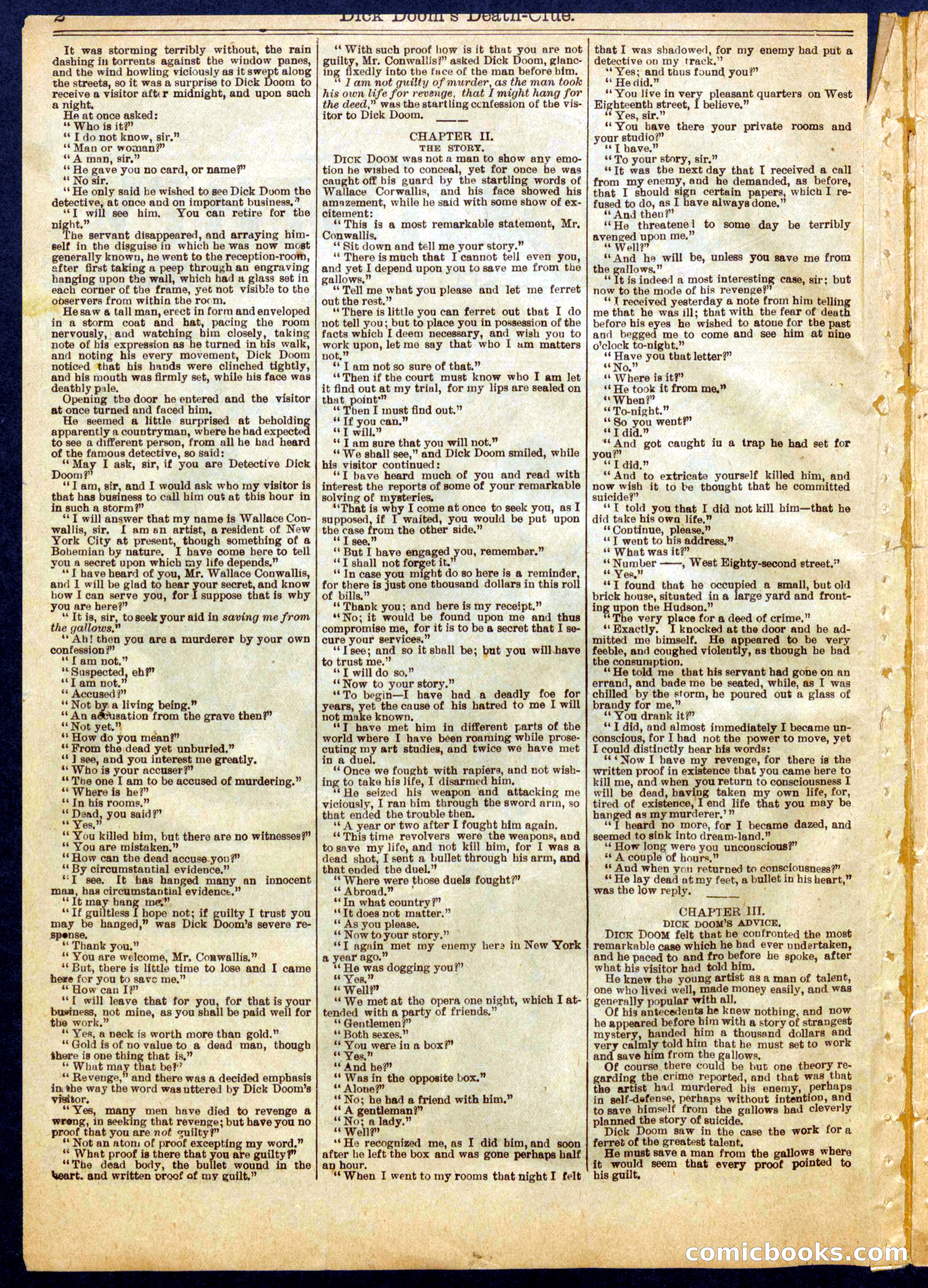 Beadle's Half Dime Library No. 808 — page 2 of 16