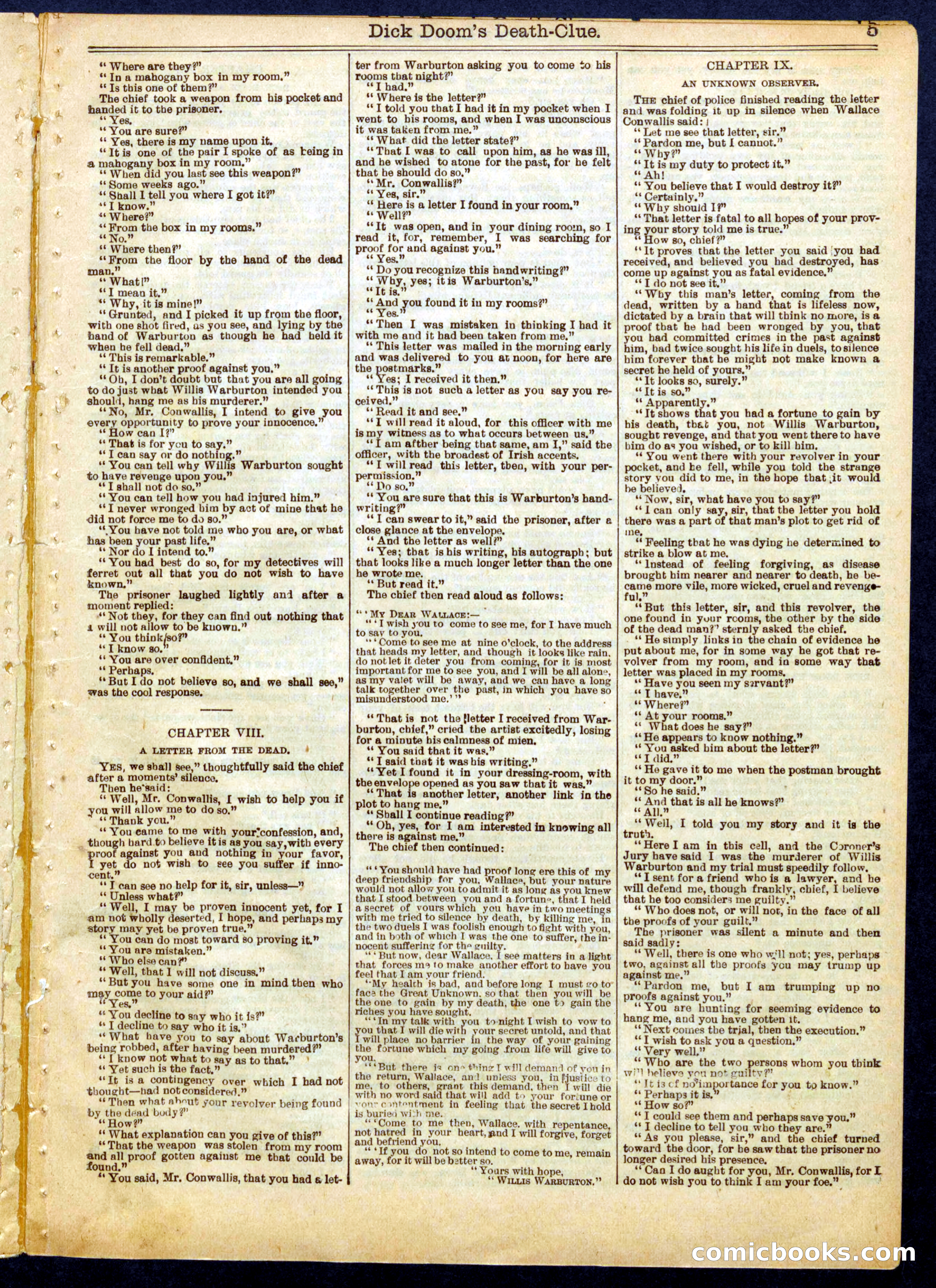 Beadle's Half Dime Library No. 808 — page 5 of 16