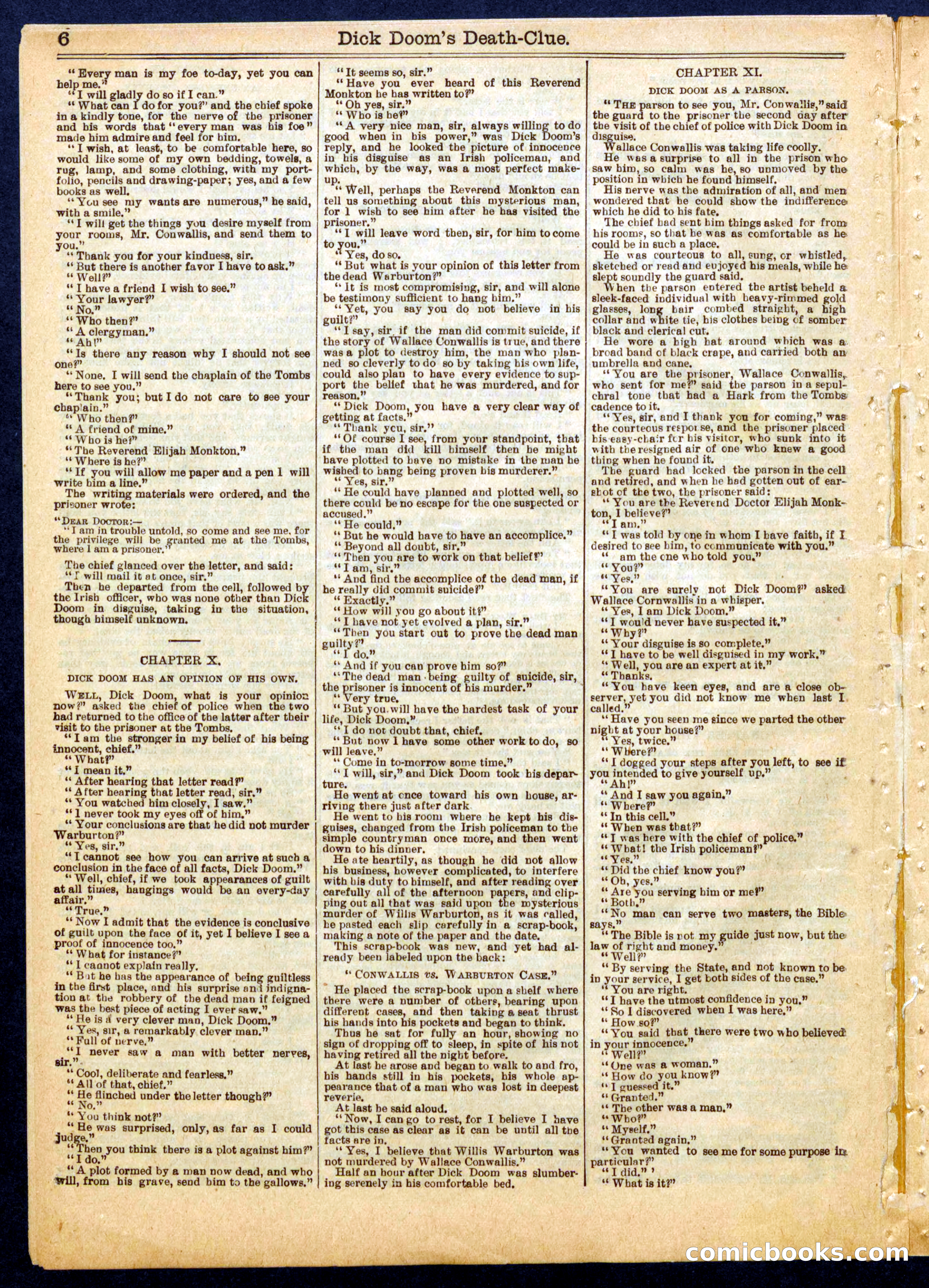 Beadle's Half Dime Library No. 808 — page 6 of 16