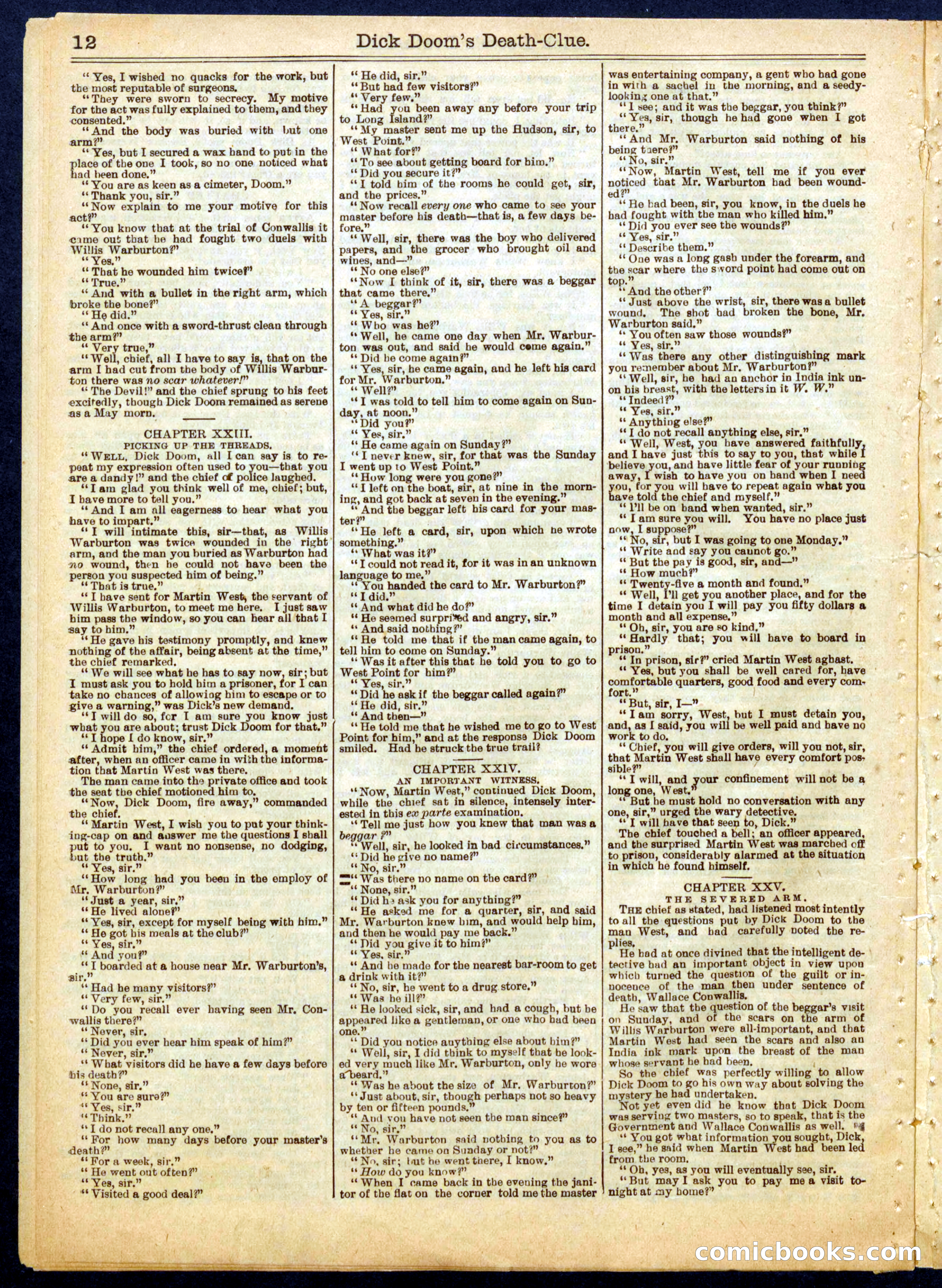 Beadle's Half Dime Library No. 808 — page 12 of 16