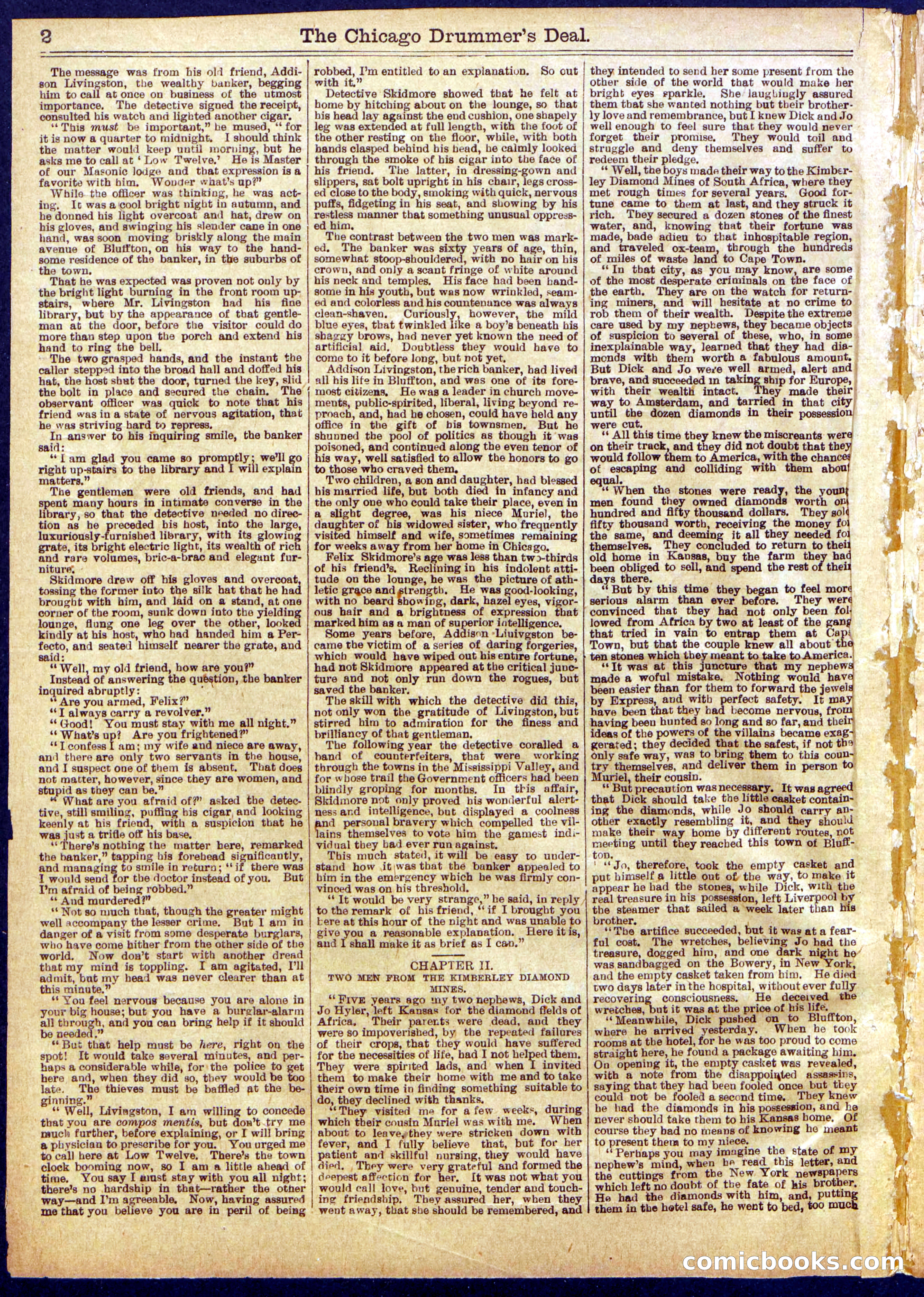 Beadle's Half Dime Library, No. 831 — page 2 of 16