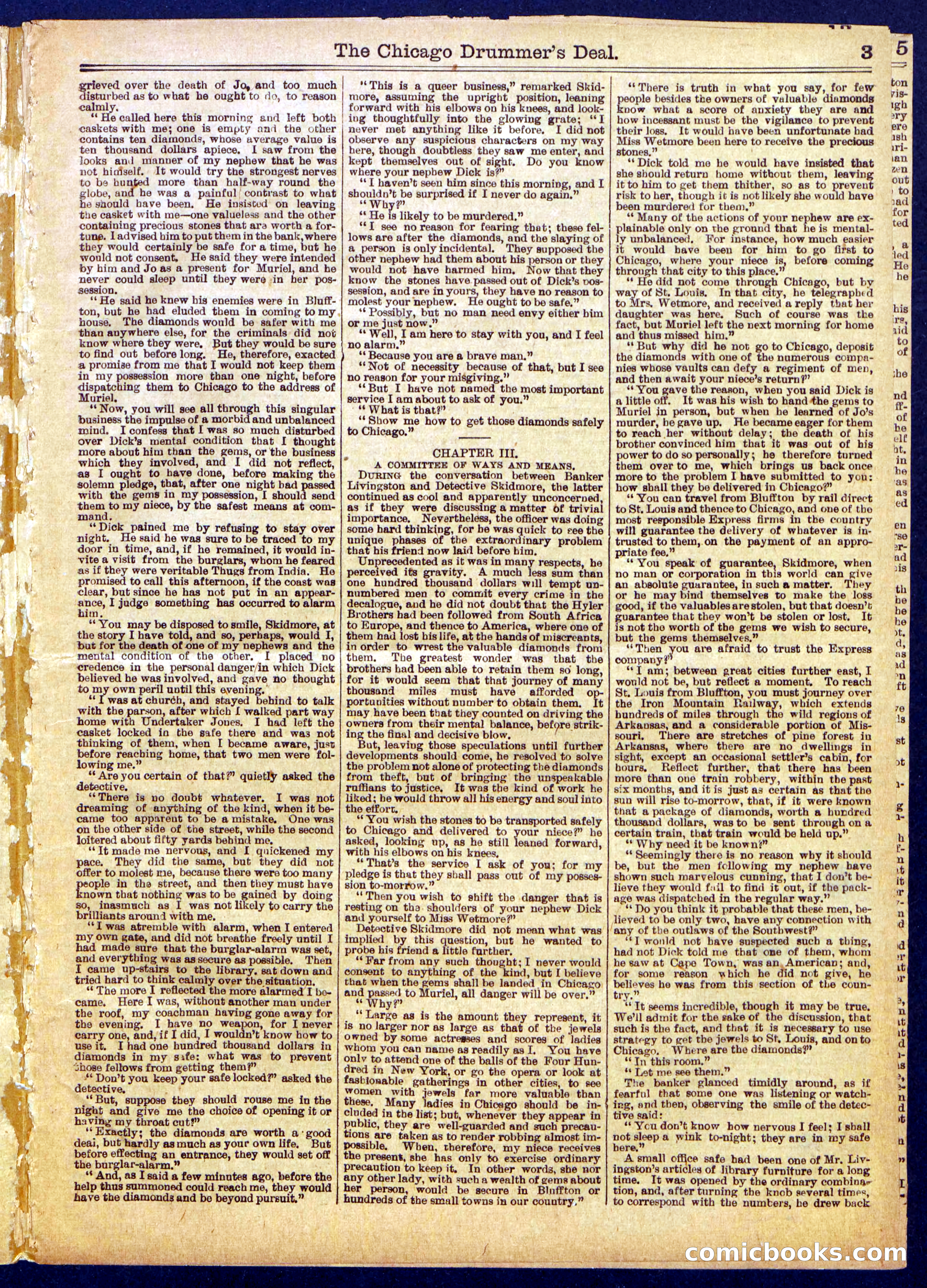 Beadle's Half Dime Library, No. 831 — page 3 of 16