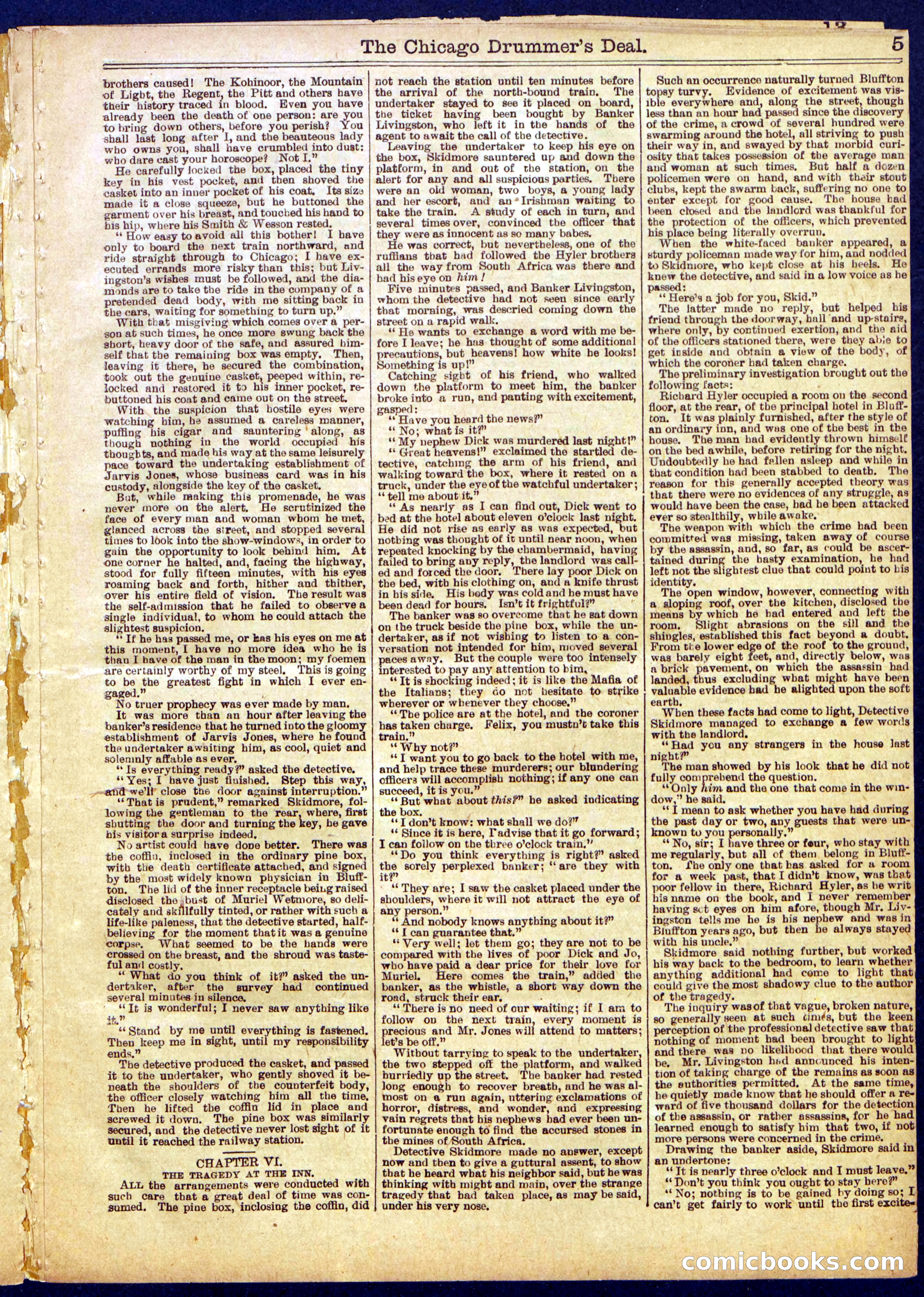 Beadle's Half Dime Library, No. 831 — page 5 of 16