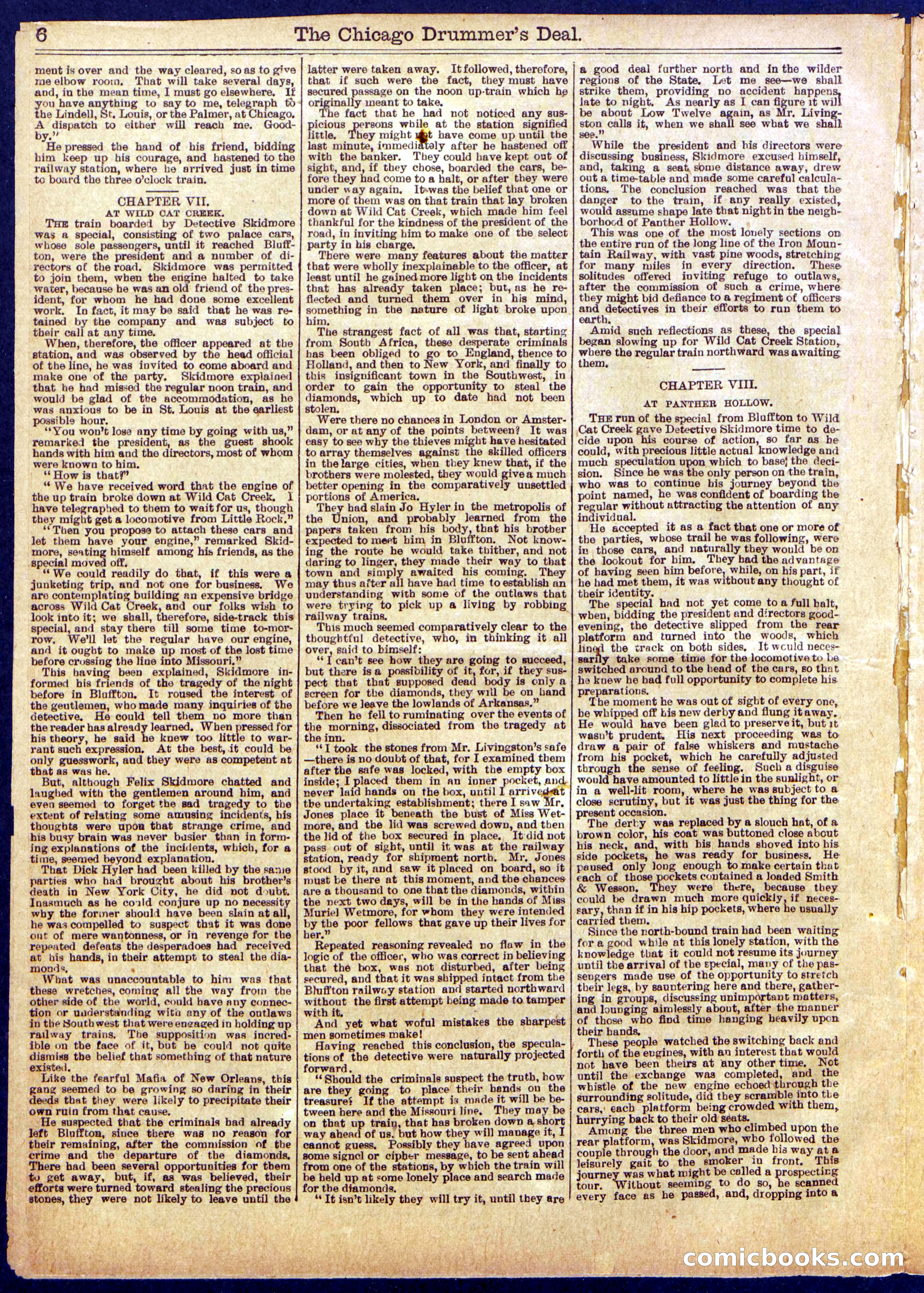 Beadle's Half Dime Library, No. 831 — page 6 of 16
