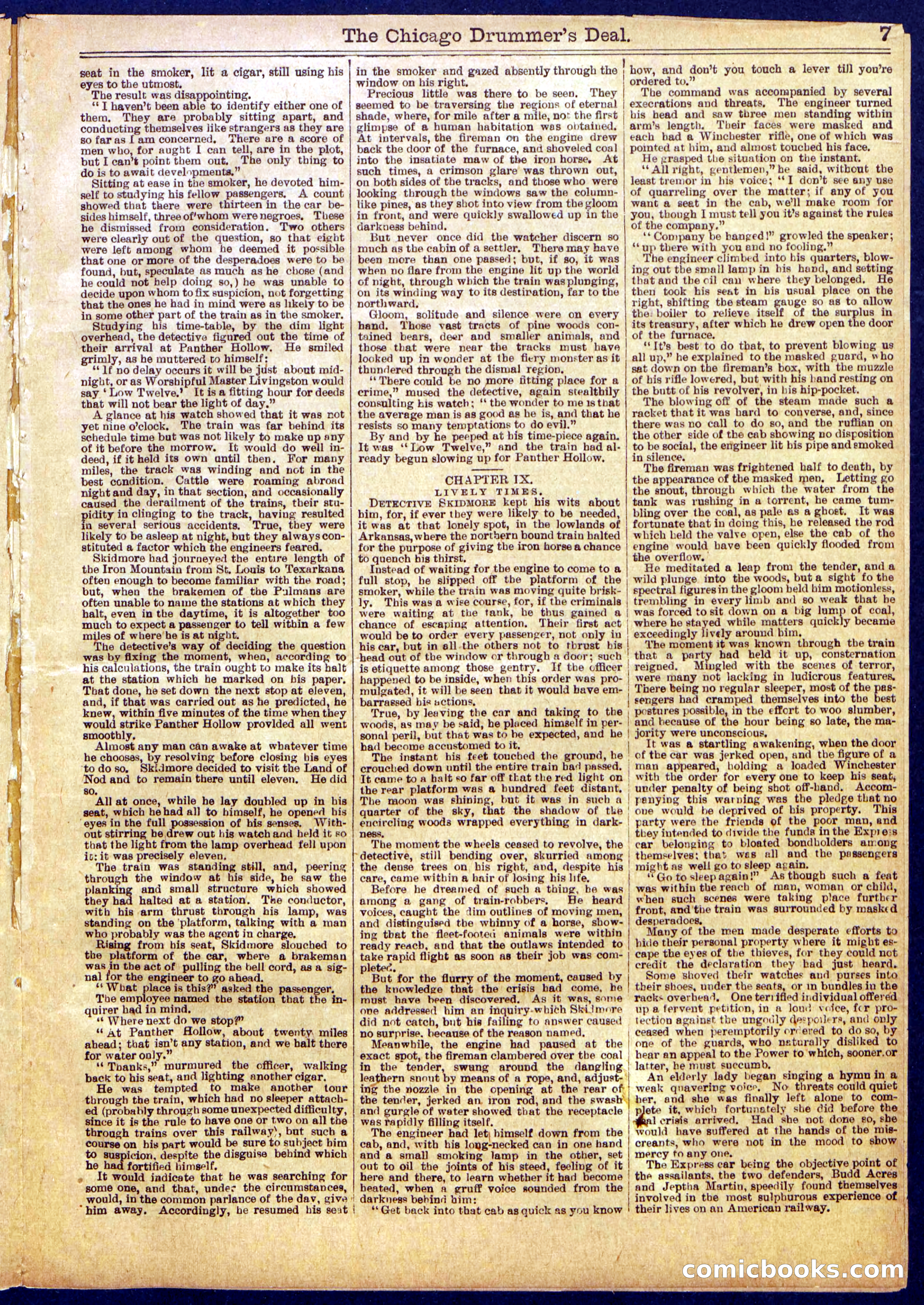 Beadle's Half Dime Library, No. 831 — page 7 of 16