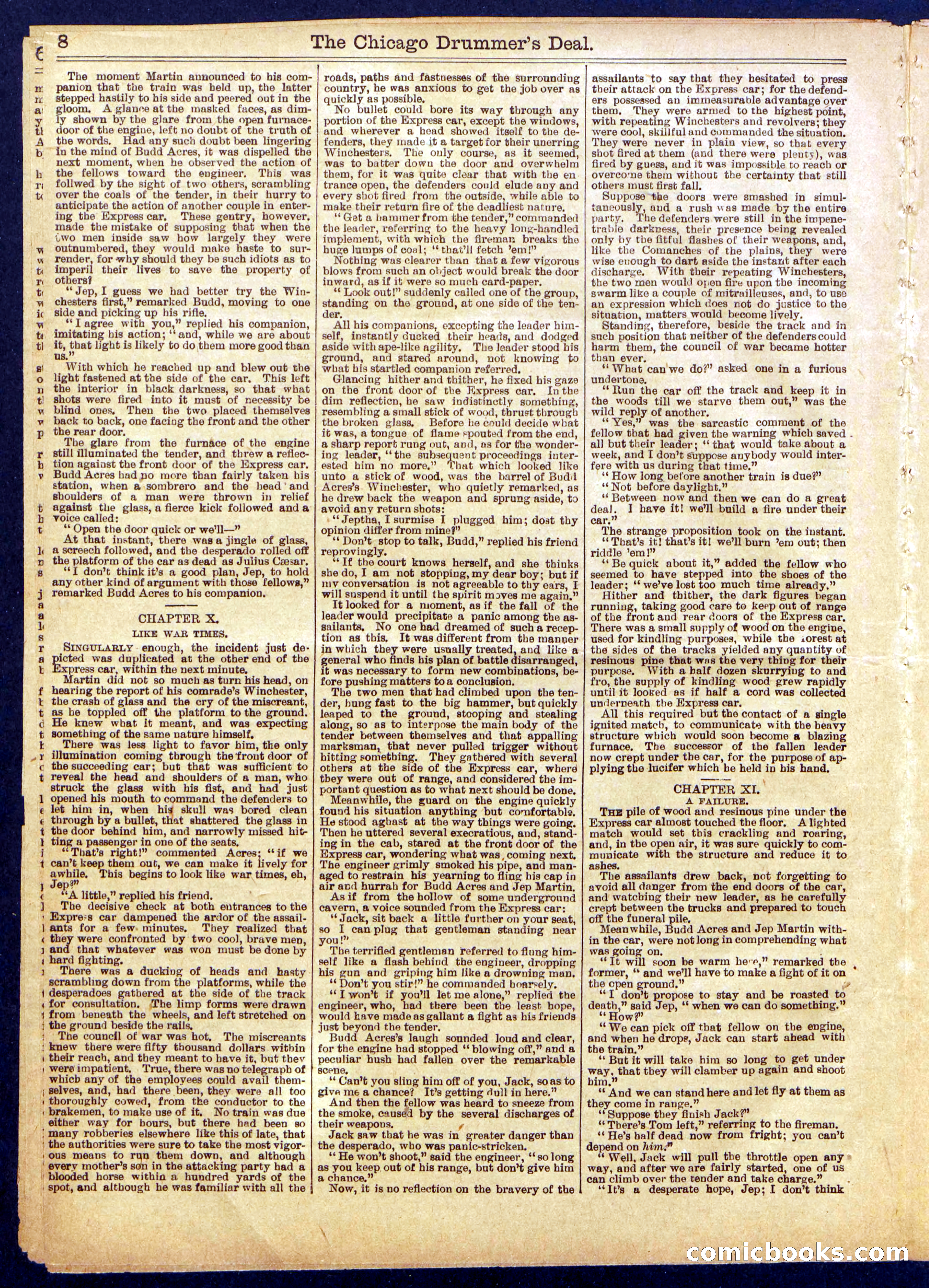 Beadle's Half Dime Library, No. 831 — page 8 of 16